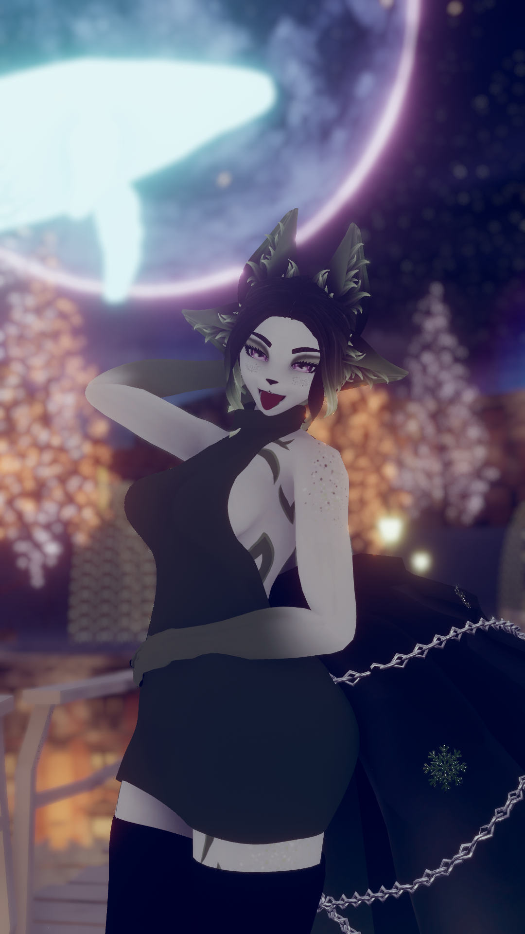 18+ ONLY!!!!! Yuki the Ice Kitsune VRFurry Base VRChat Avatar