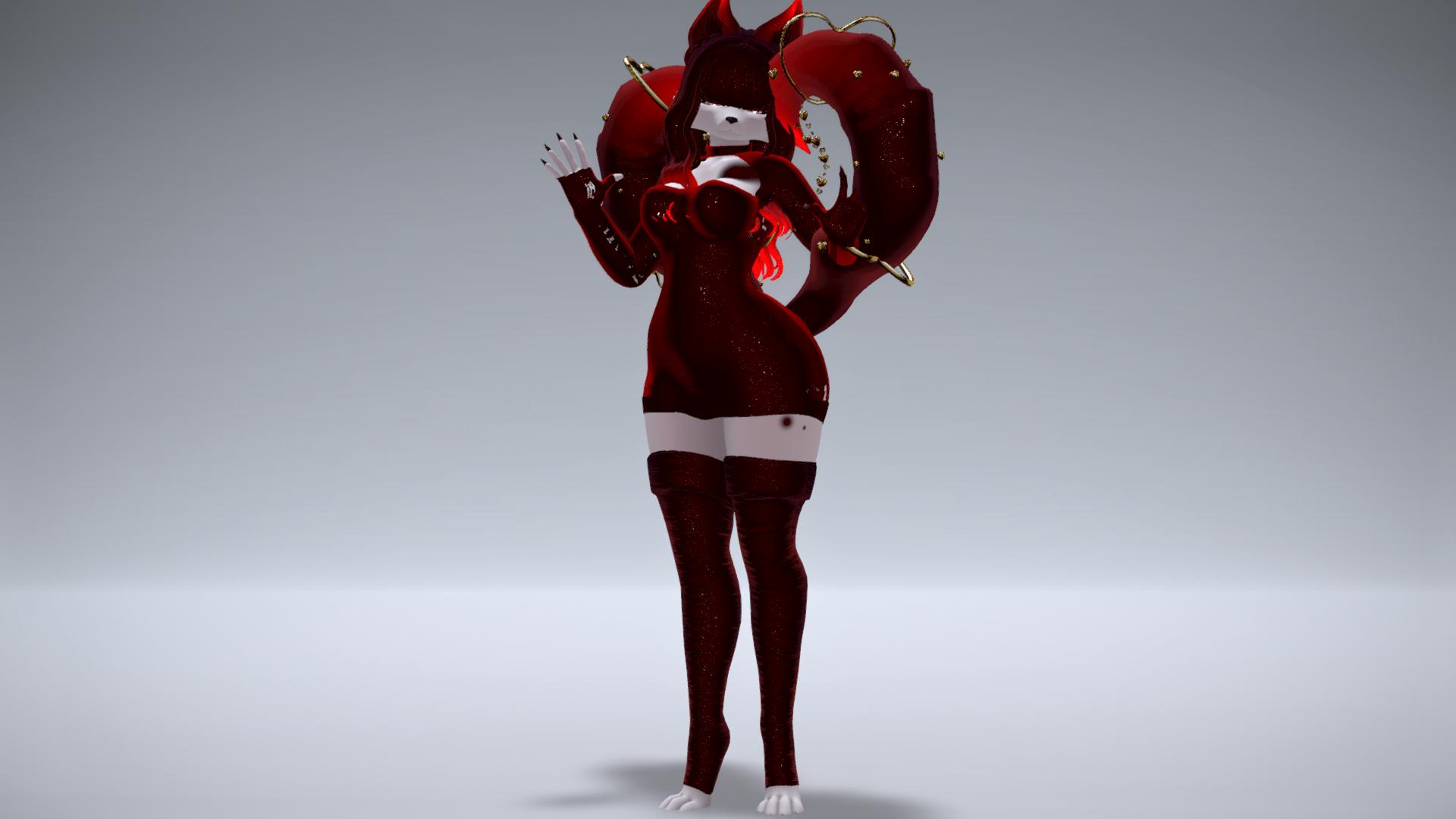 LoveStruck The Heart Fox VRChat Avatar