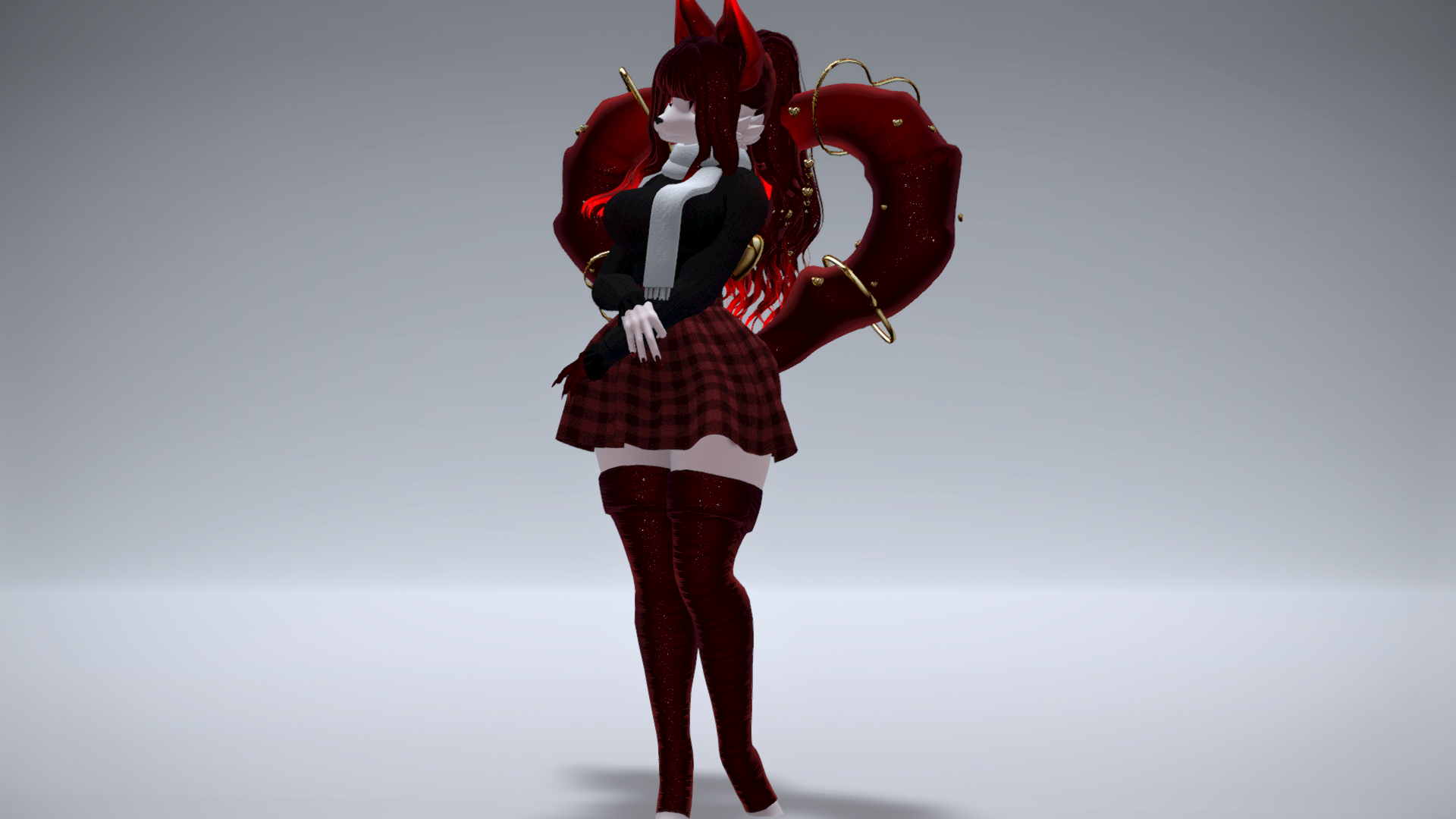 LoveStruck The Heart Fox VRChat Avatar
