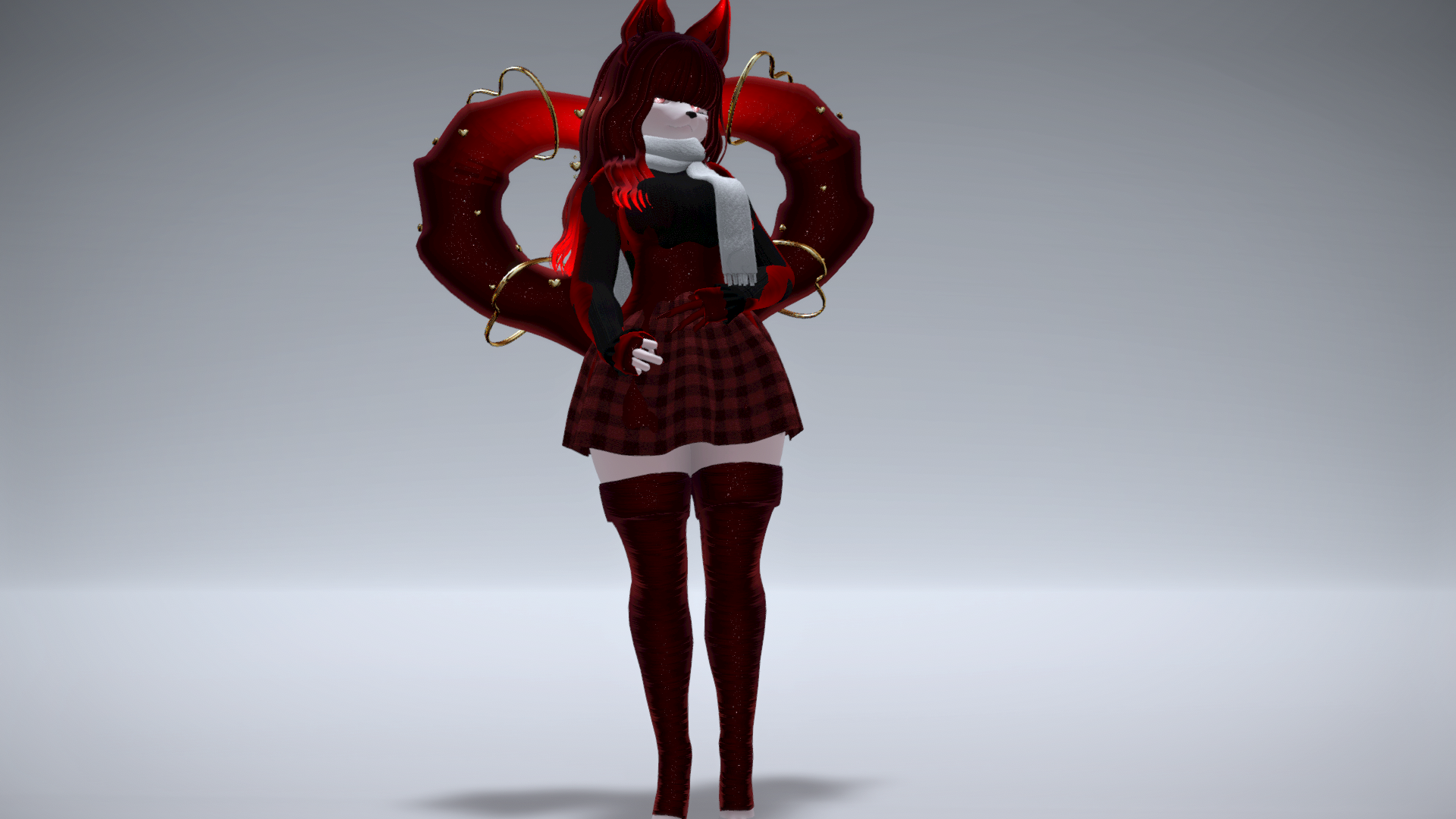 LoveStruck The Heart Fox VRChat Avatar