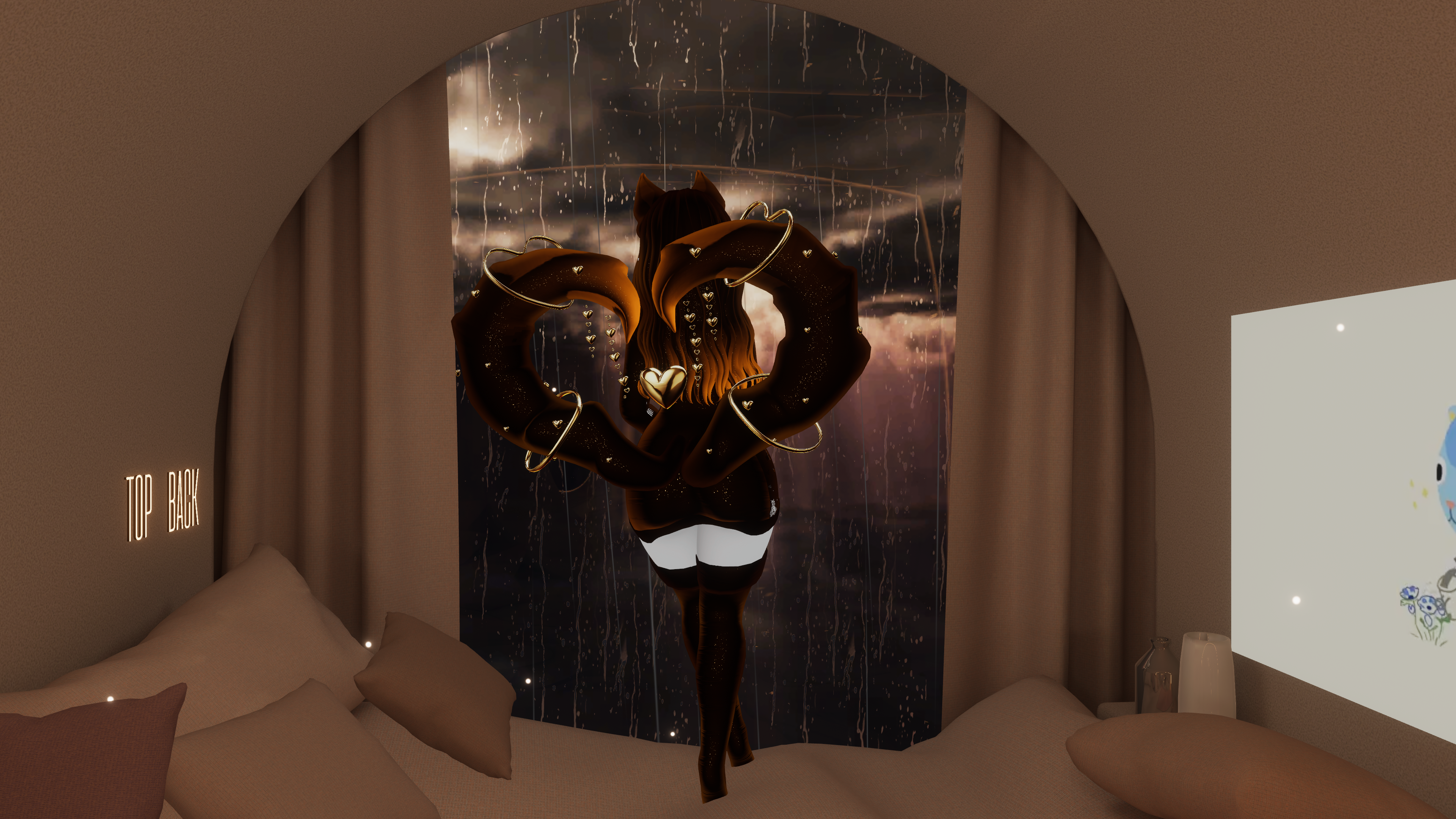 LoveStruck The Heart Fox VRChat Avatar