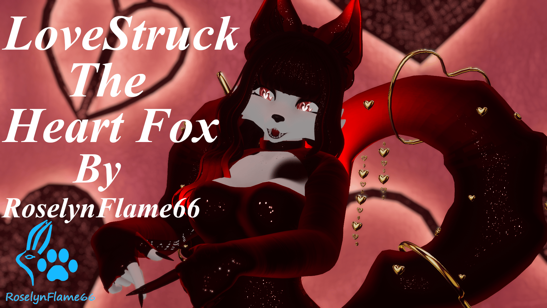 LoveStruck The Heart Fox VRChat Avatar