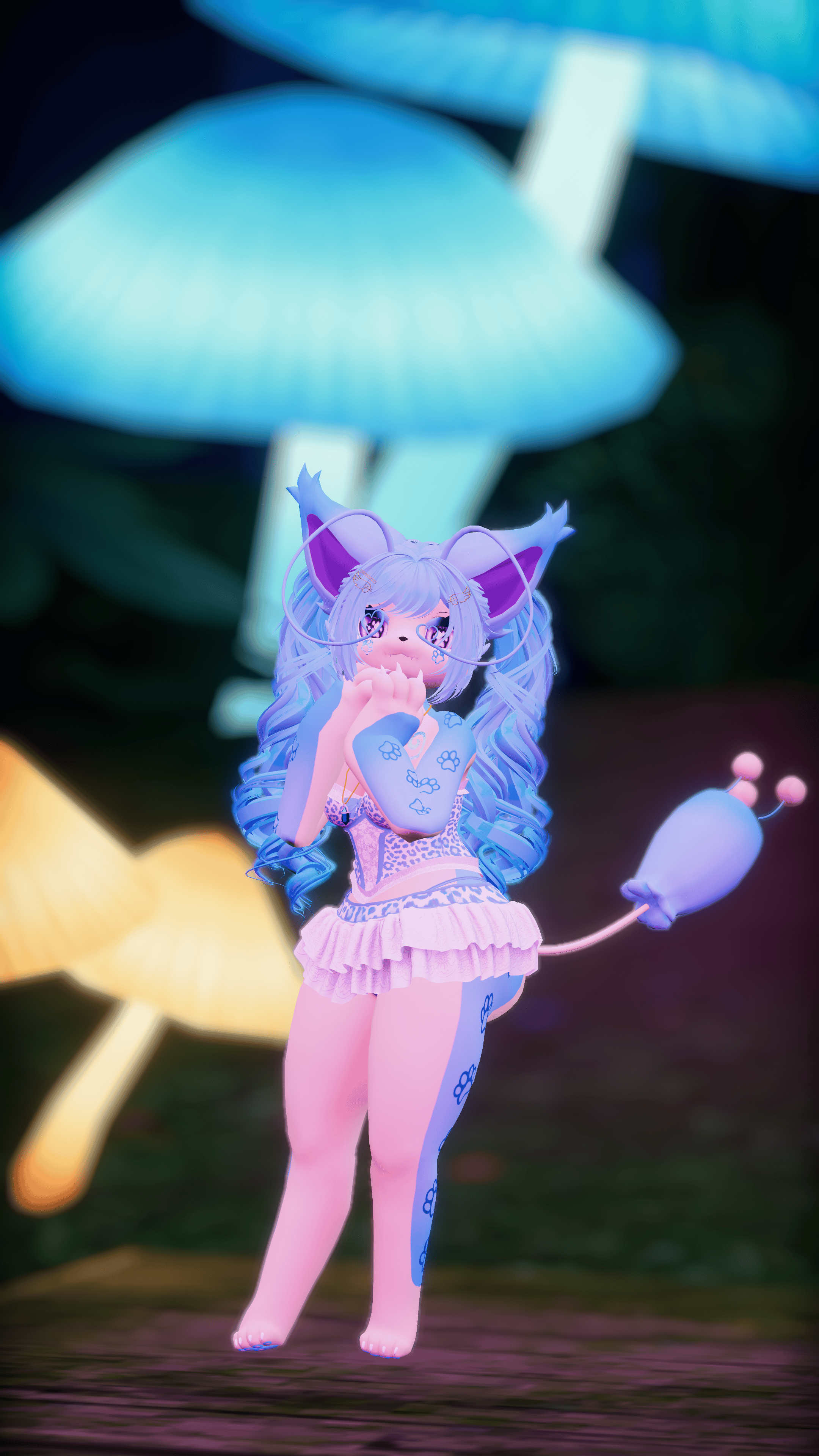 18+ (Facetracking) Kitti the Cat Deira VRChat Avatar