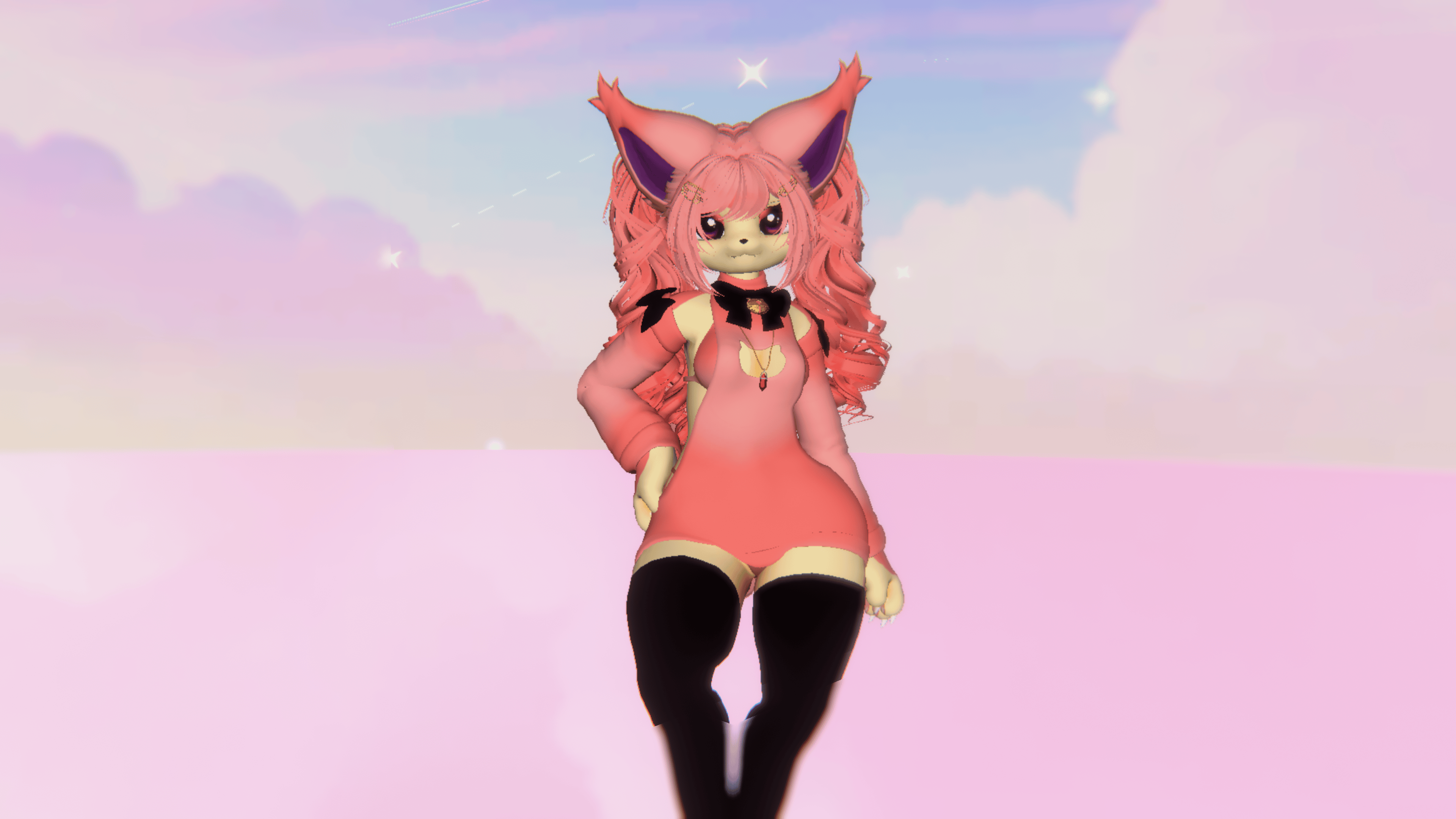 18+ (Facetracking) Kitti the Cat Deira VRChat Avatar