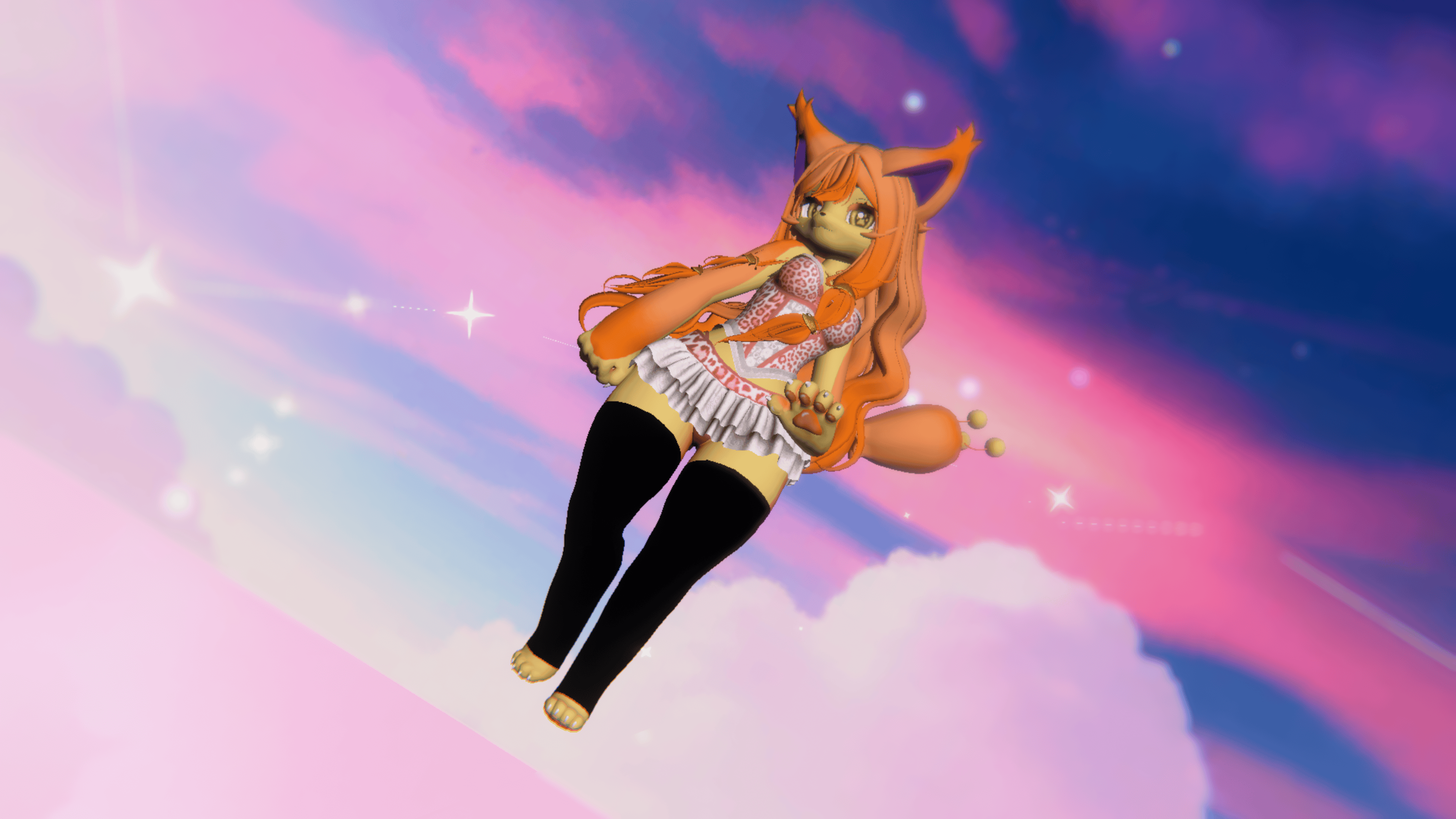 18+ (Facetracking) Kitti the Cat Deira VRChat Avatar