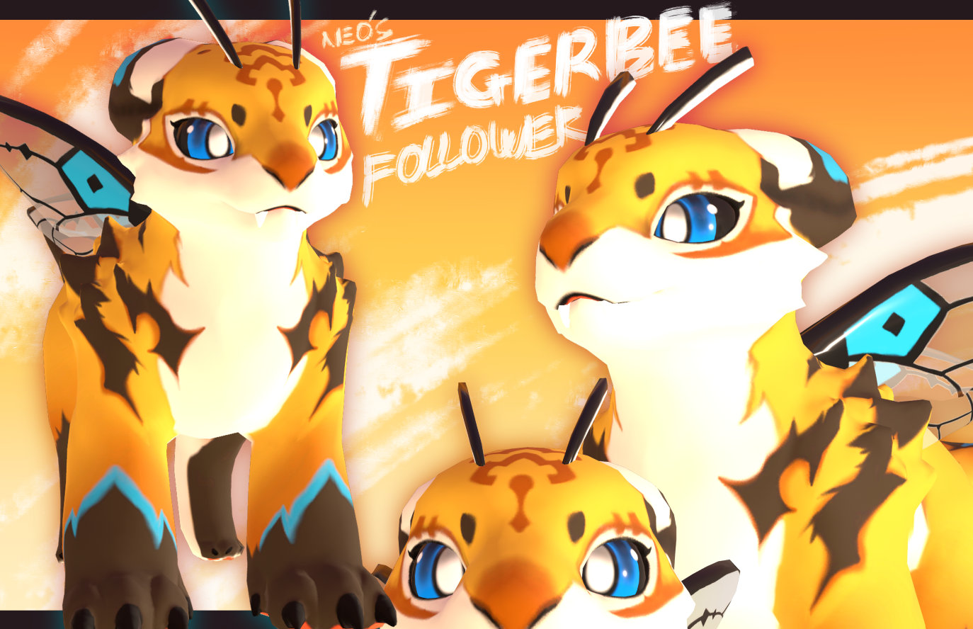 Tigerbee follower pet