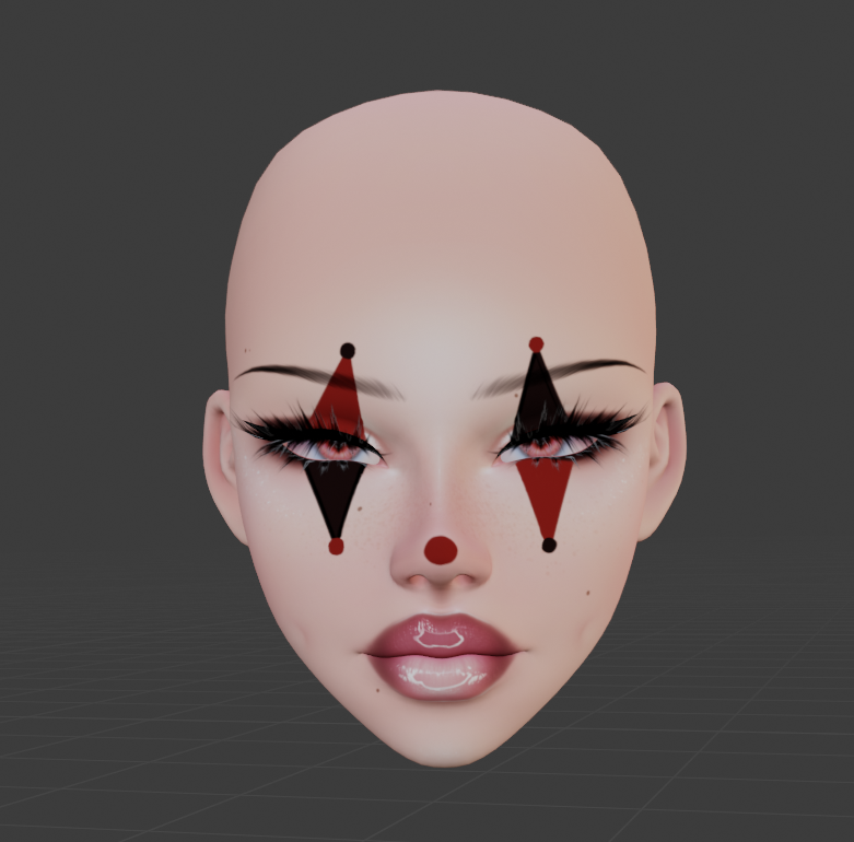 Baddie Jester Makeup (Dolce Head)