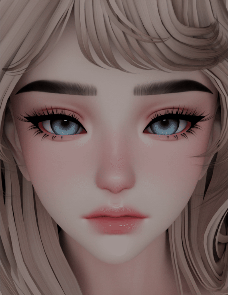 Eyebrow Textures (Amelia Head)