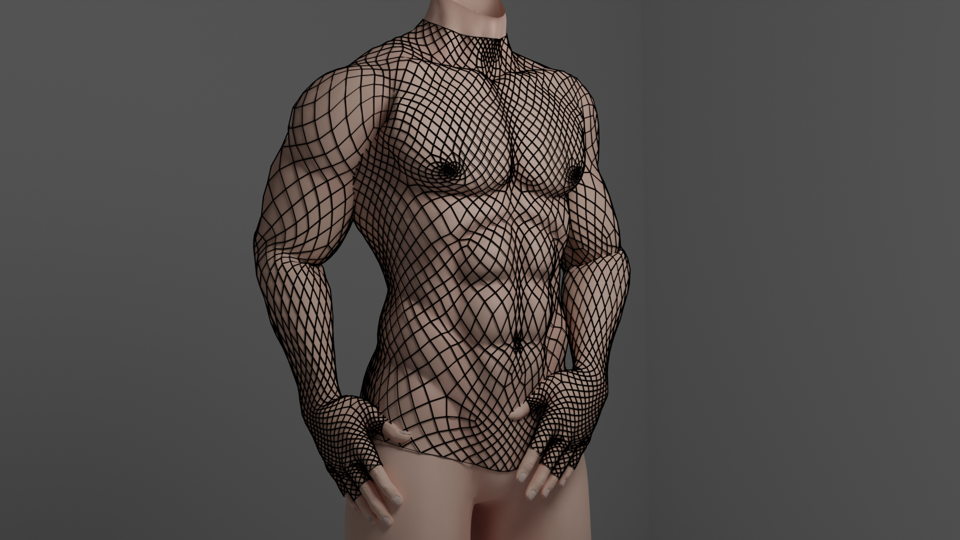 Fishnet for Blossom's Male Base
