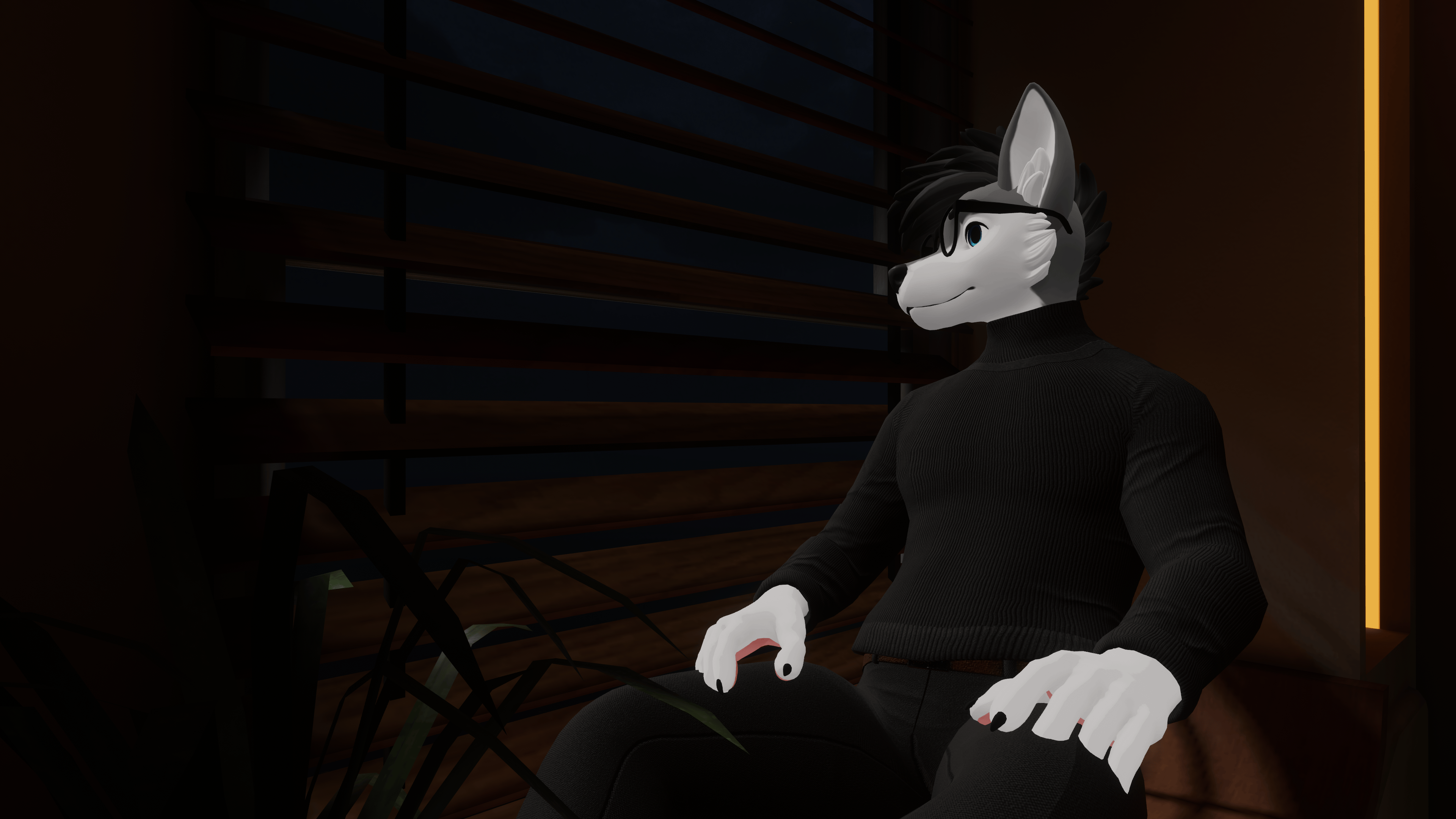 Male Winterpaw Canine - Turtleneck Sweater
