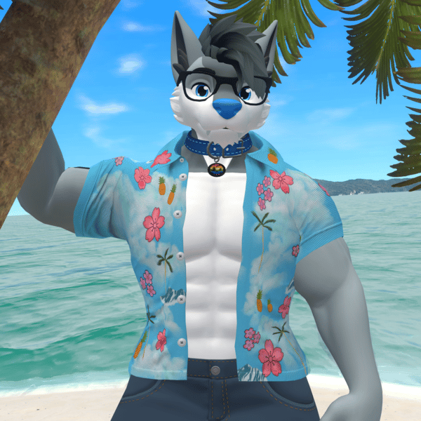 Male Winterpaw Canine - Buttoned Shirt