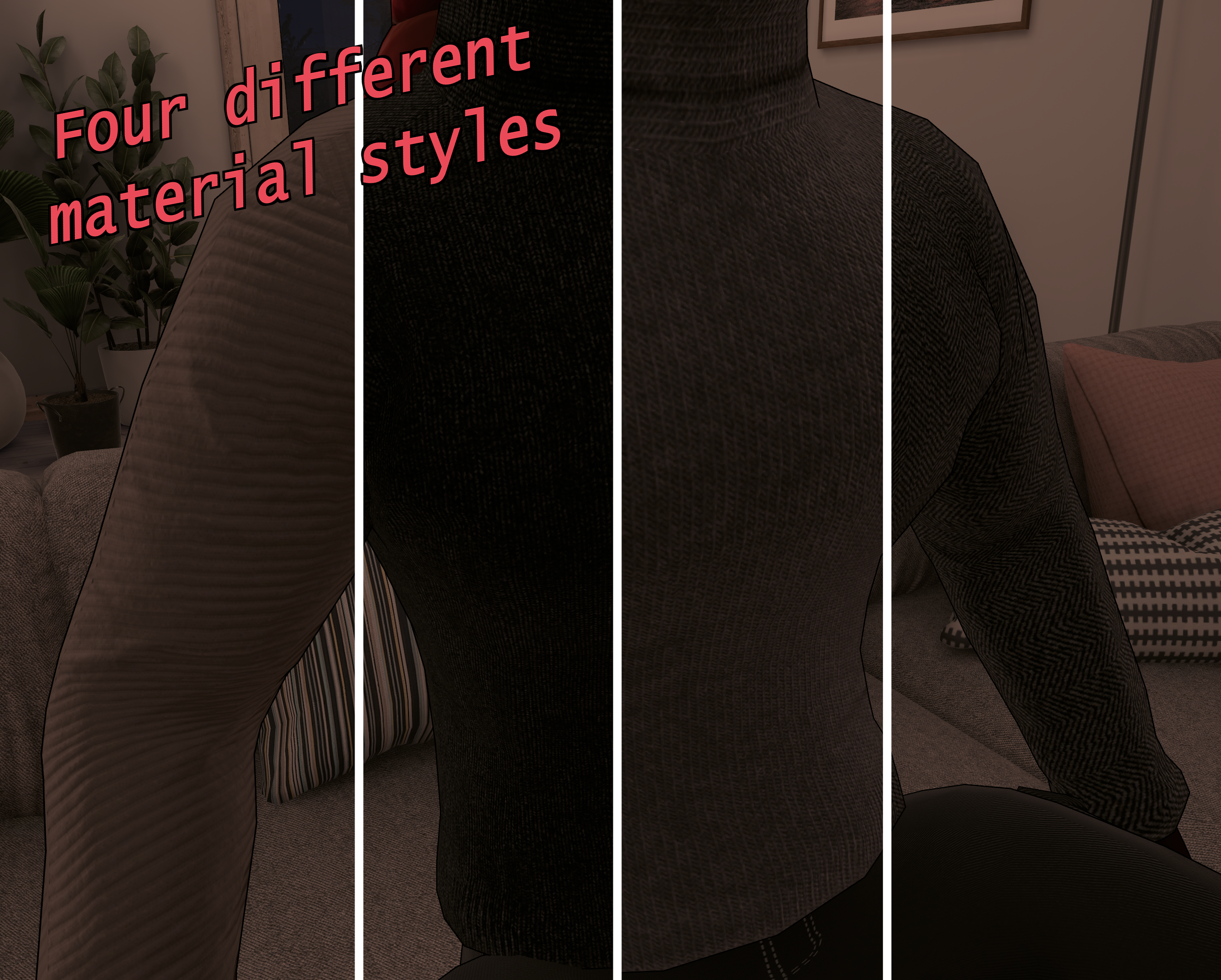 RazCanine - Turtleneck Sweater