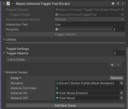 Maya & Raven's Universal Toggle Tool & Button with On/Off Indicator