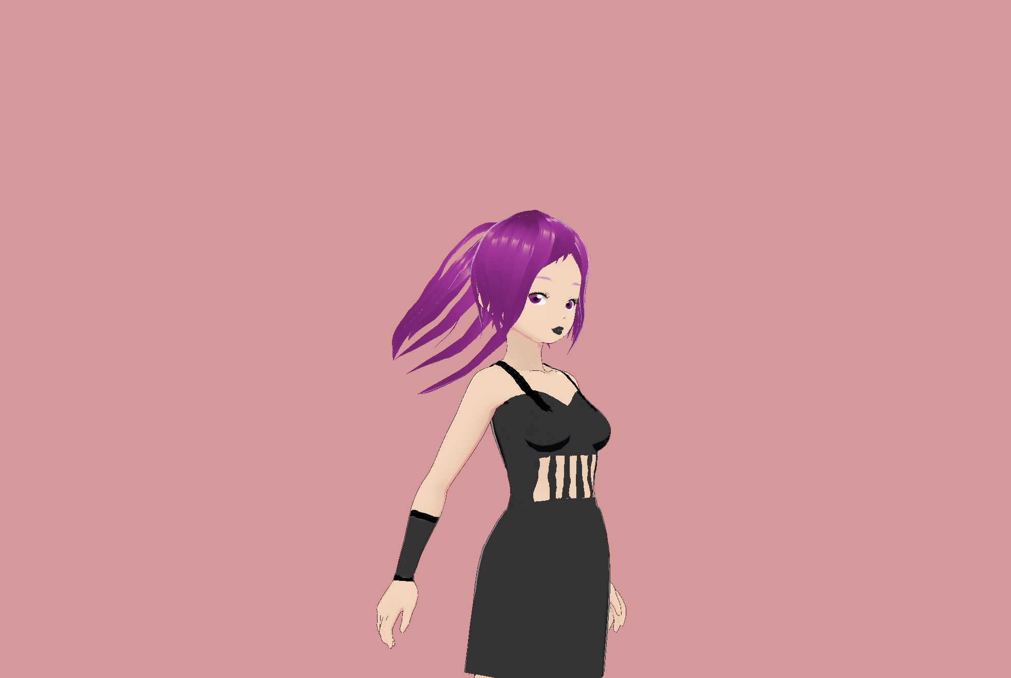 Purple Dresser