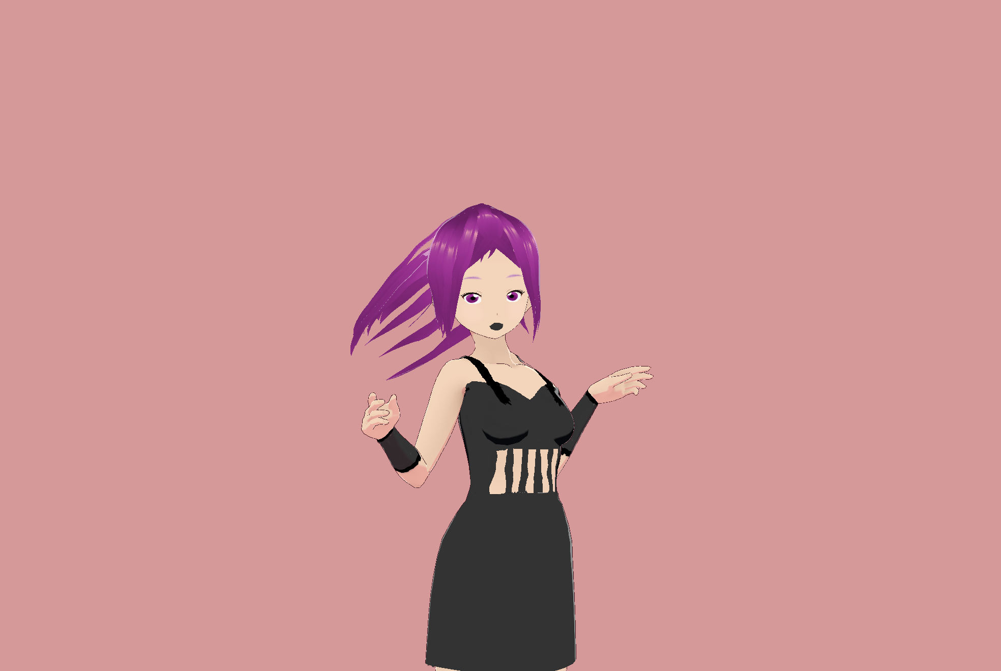 Purple Dresser