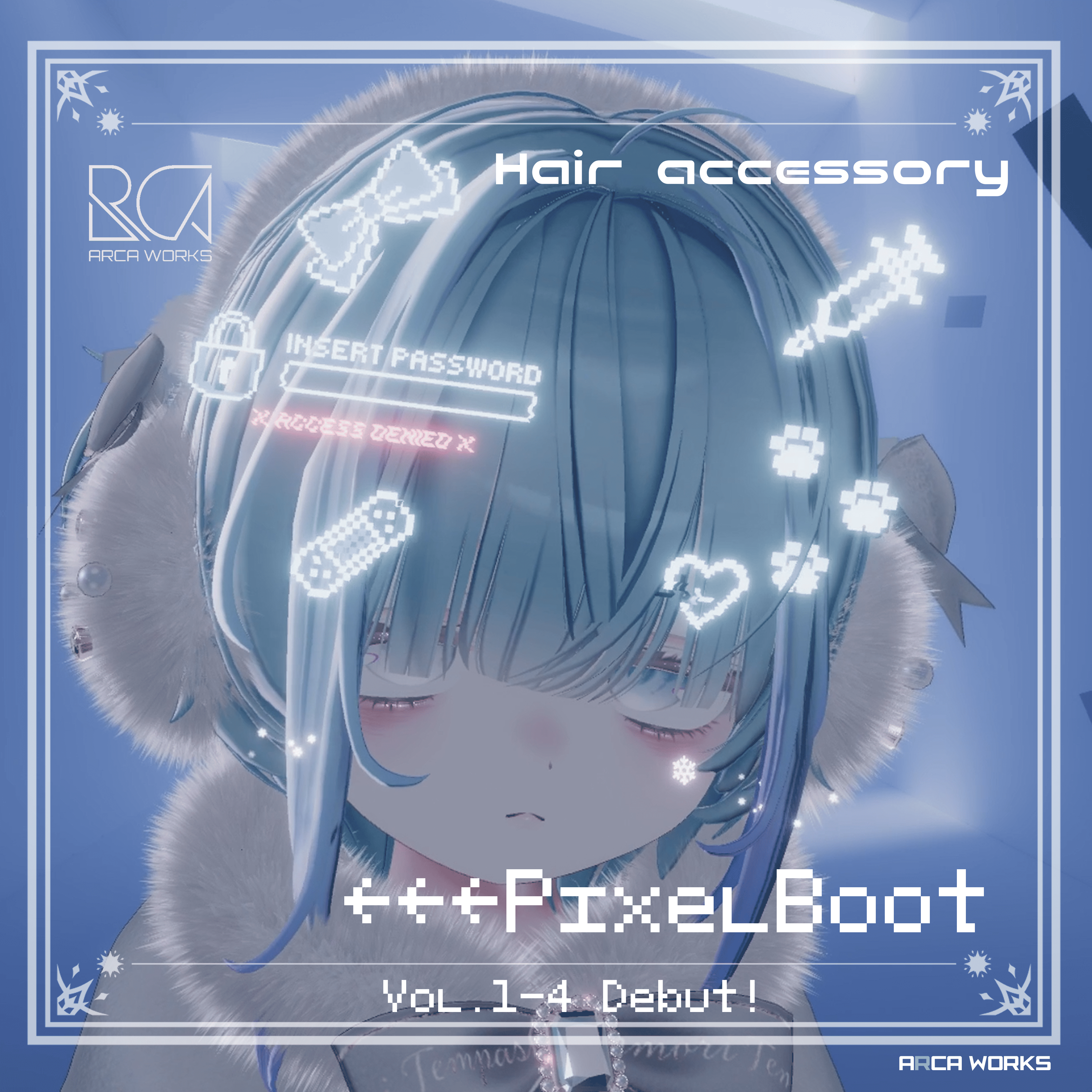 PixelBoot Vol1-4 Hair accessory set