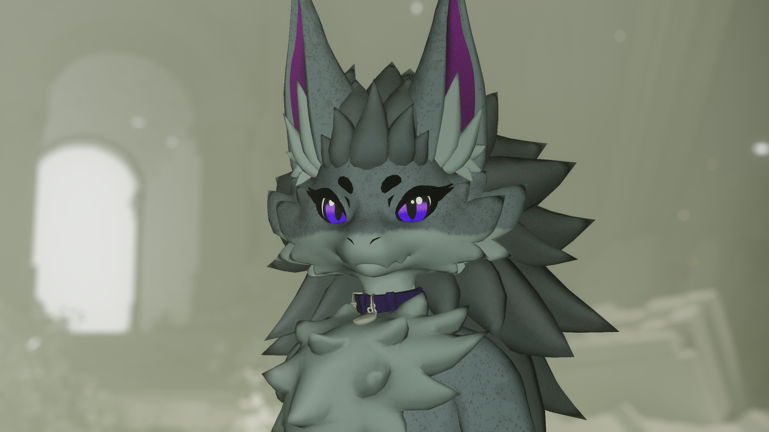 Grey Freckled Novabeast Texture