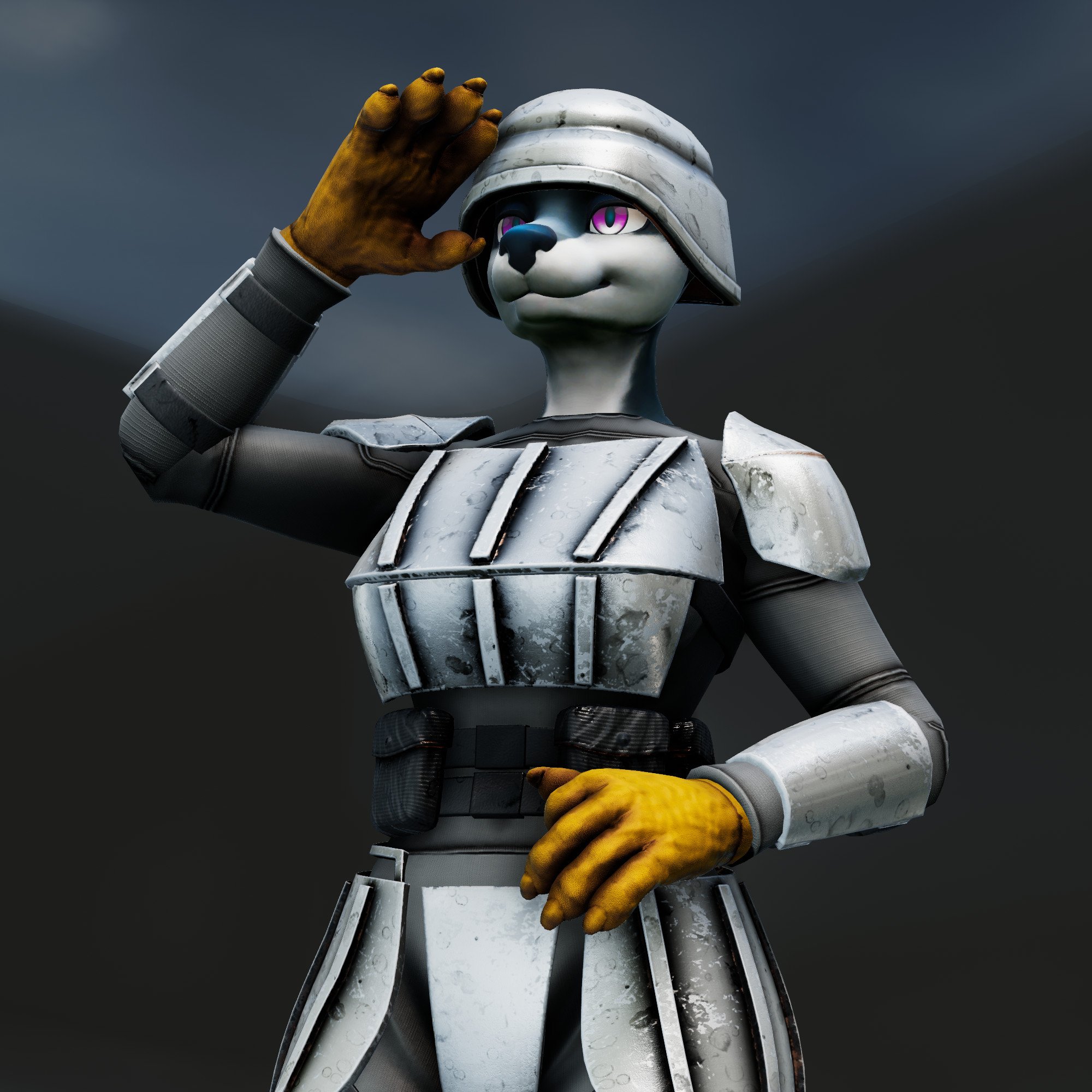Combat Armour - Hyenid