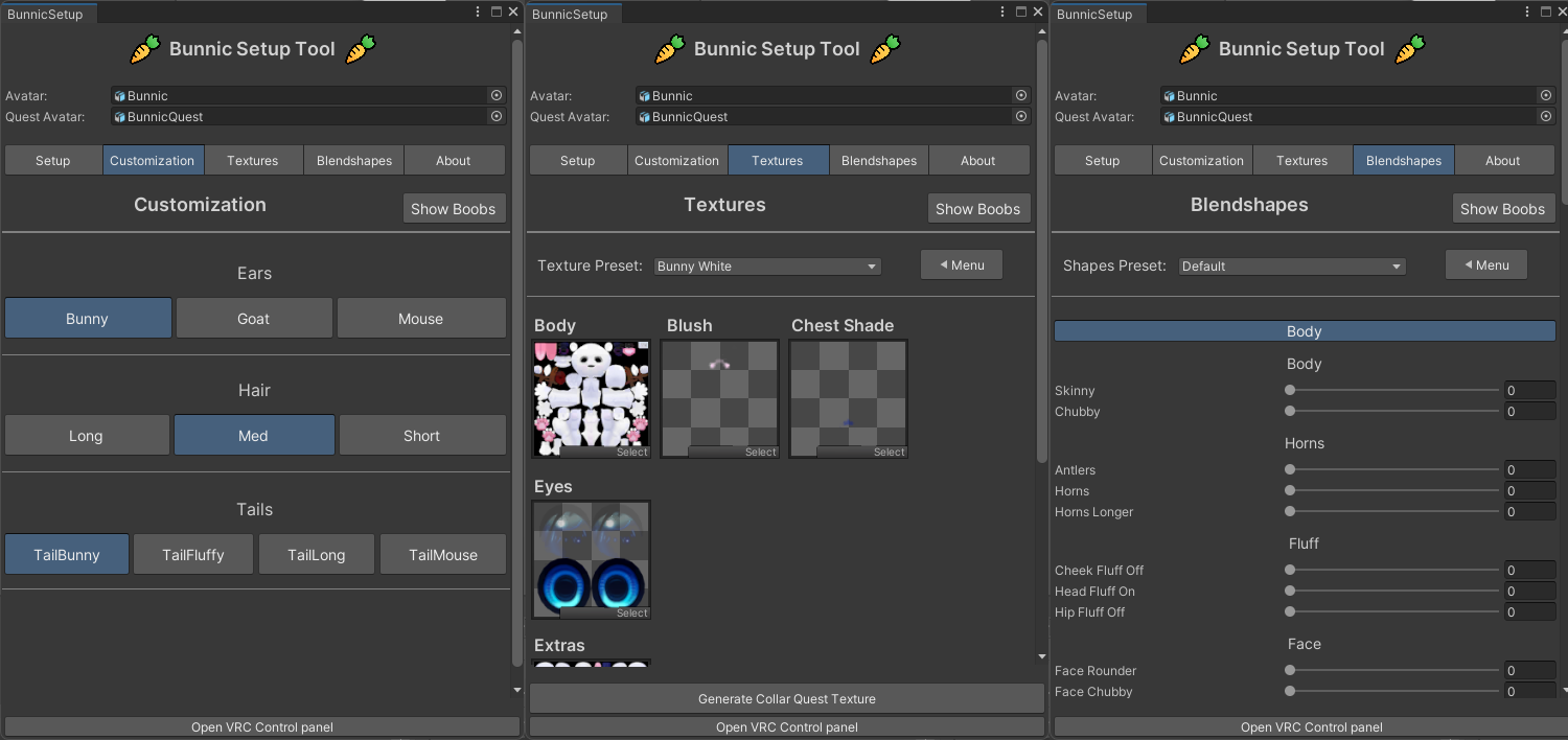 Bunnic VRChat Avatar (PC/Quest)