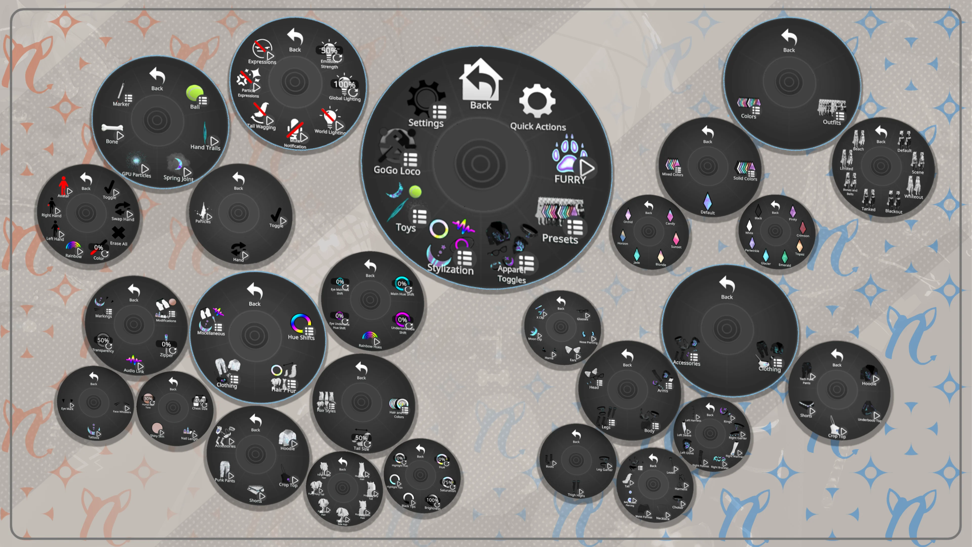 Nawoo - A Hybrid VRChat Avatar (PC + FT + Good + Quest)