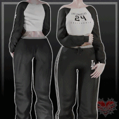 LA Sweater and Sweatpants Set