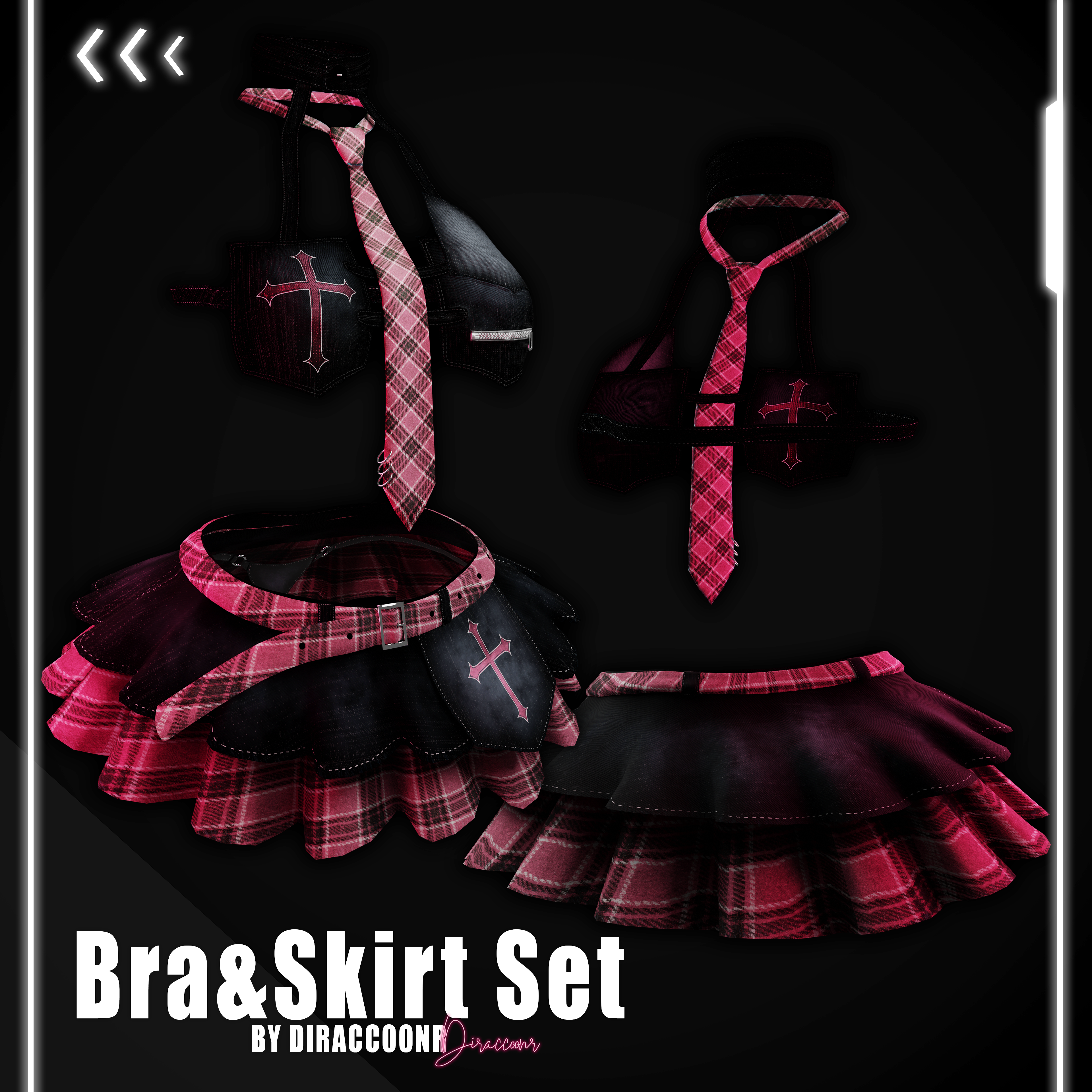 ♡ Bra&Skirt; set (Venus Rigged)