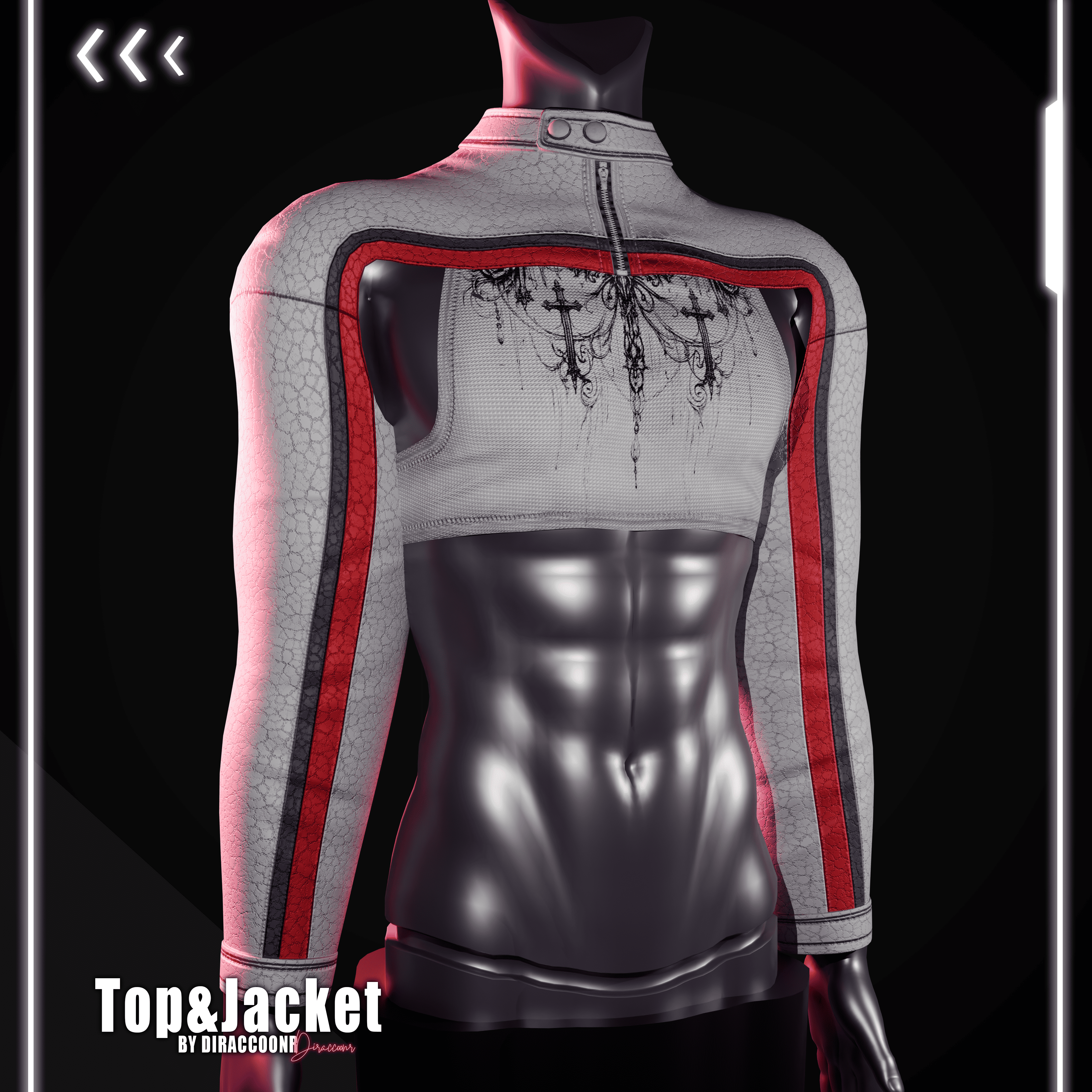 ♡ Top&Jacket ( Fitted E-Boy ) 