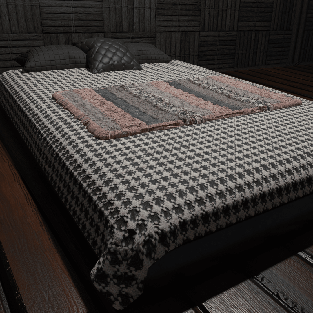 Cozy Flat Framed Bed 