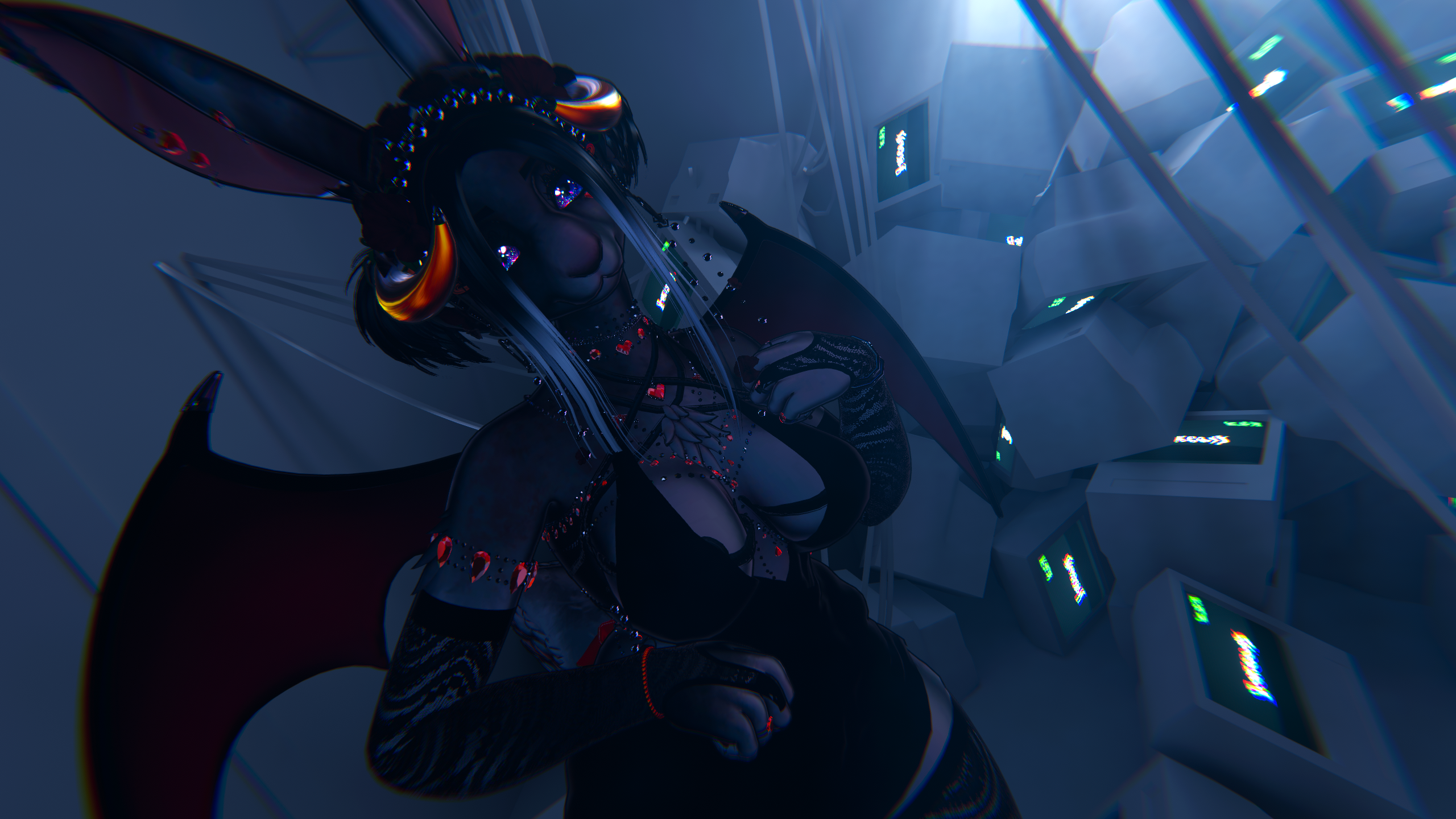 Daisy | Rabbit Furry VRCHAT Avatar | PC & VRCFT
