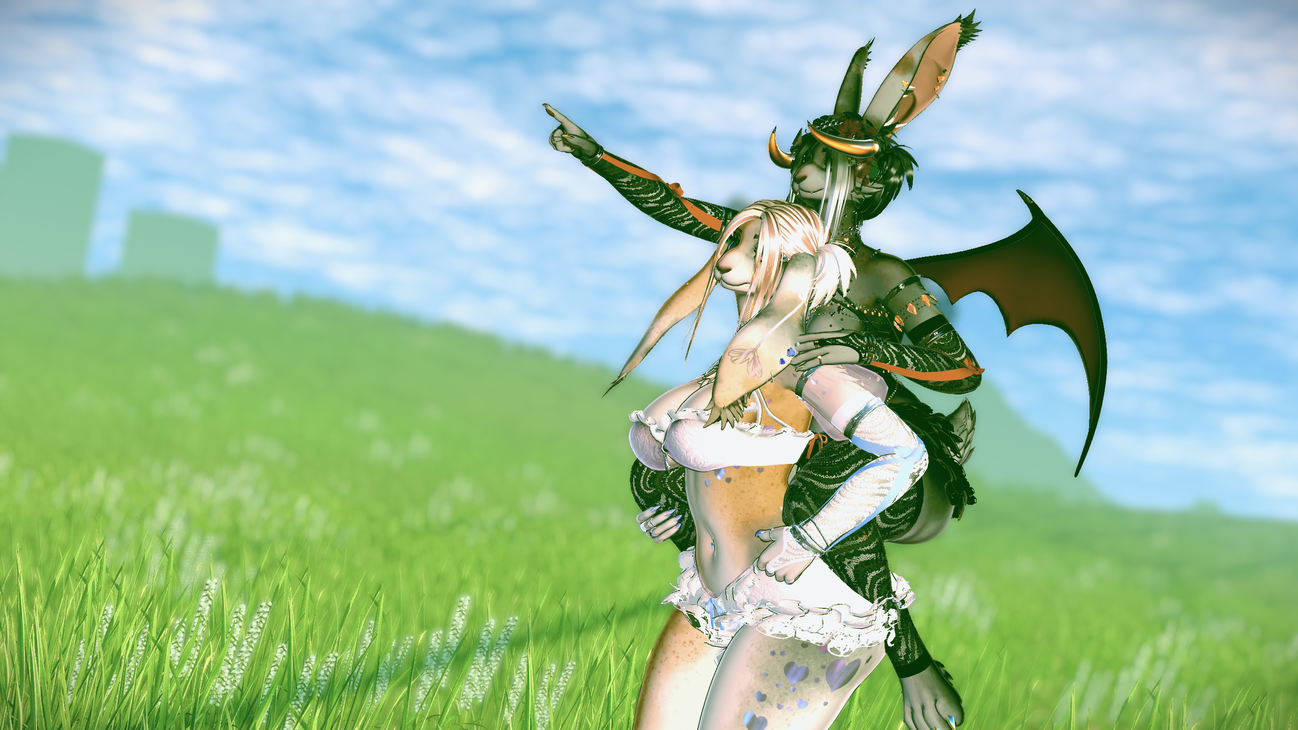 Daisy | Rabbit Furry VRCHAT Avatar | PC & VRCFT