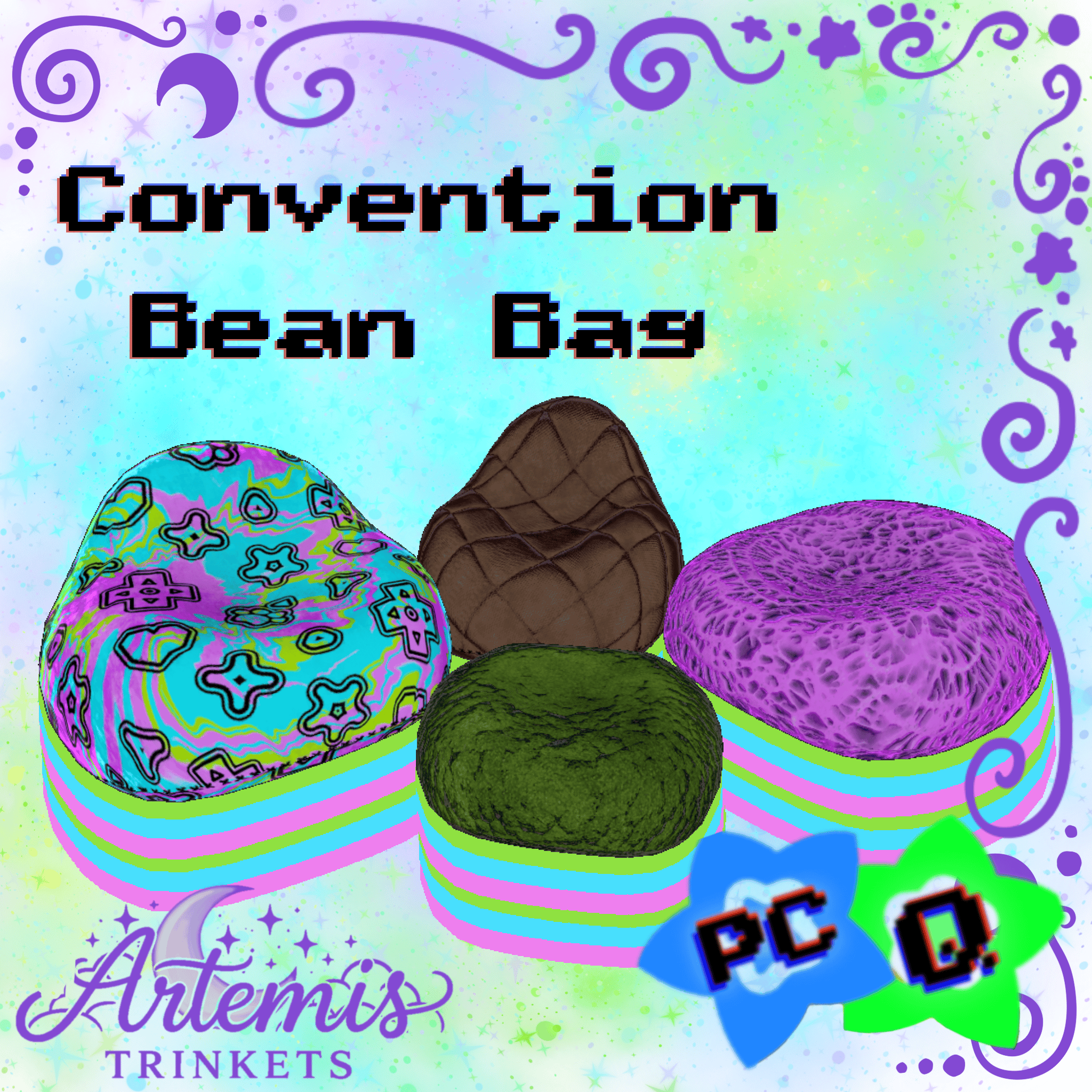 Convention Bean Bag Seat | World Drop Furality Ultra