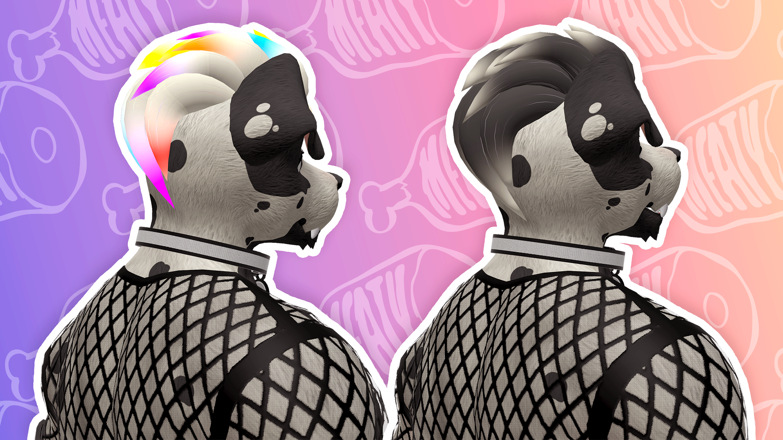 VRChat | Slicked Back Hairstyle