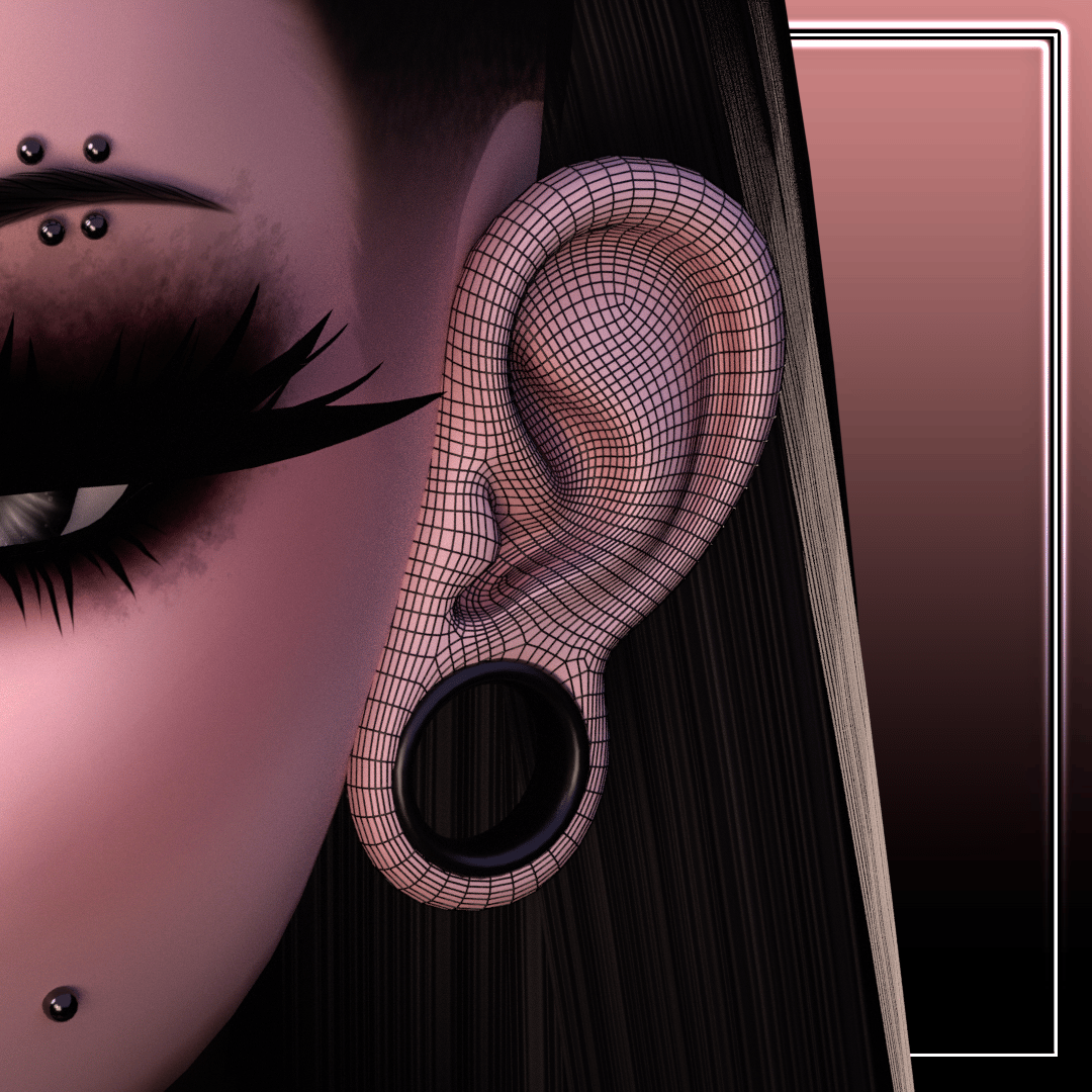 Customizable Gauged Ears
