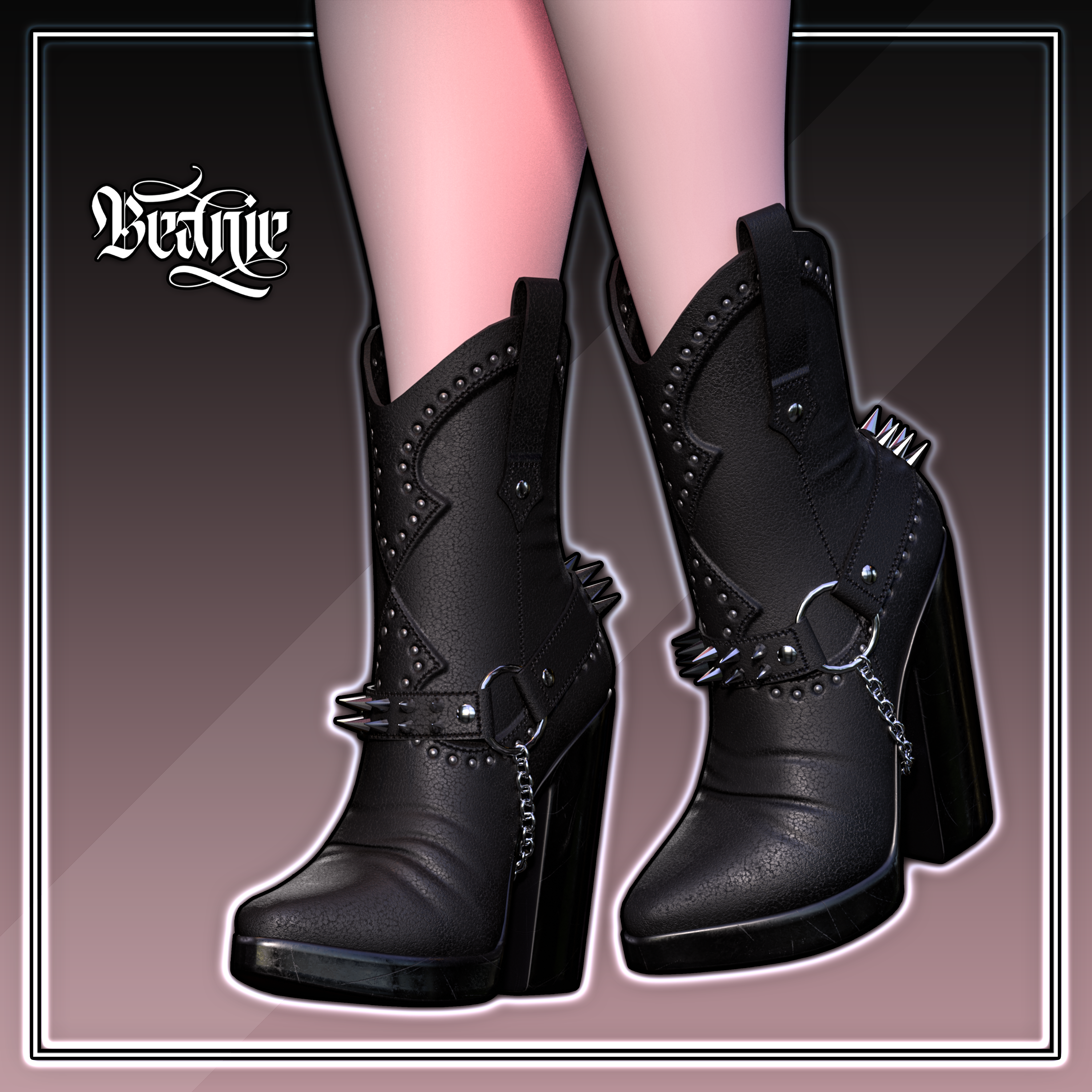 'Nocturnal' Cowgirl Boots