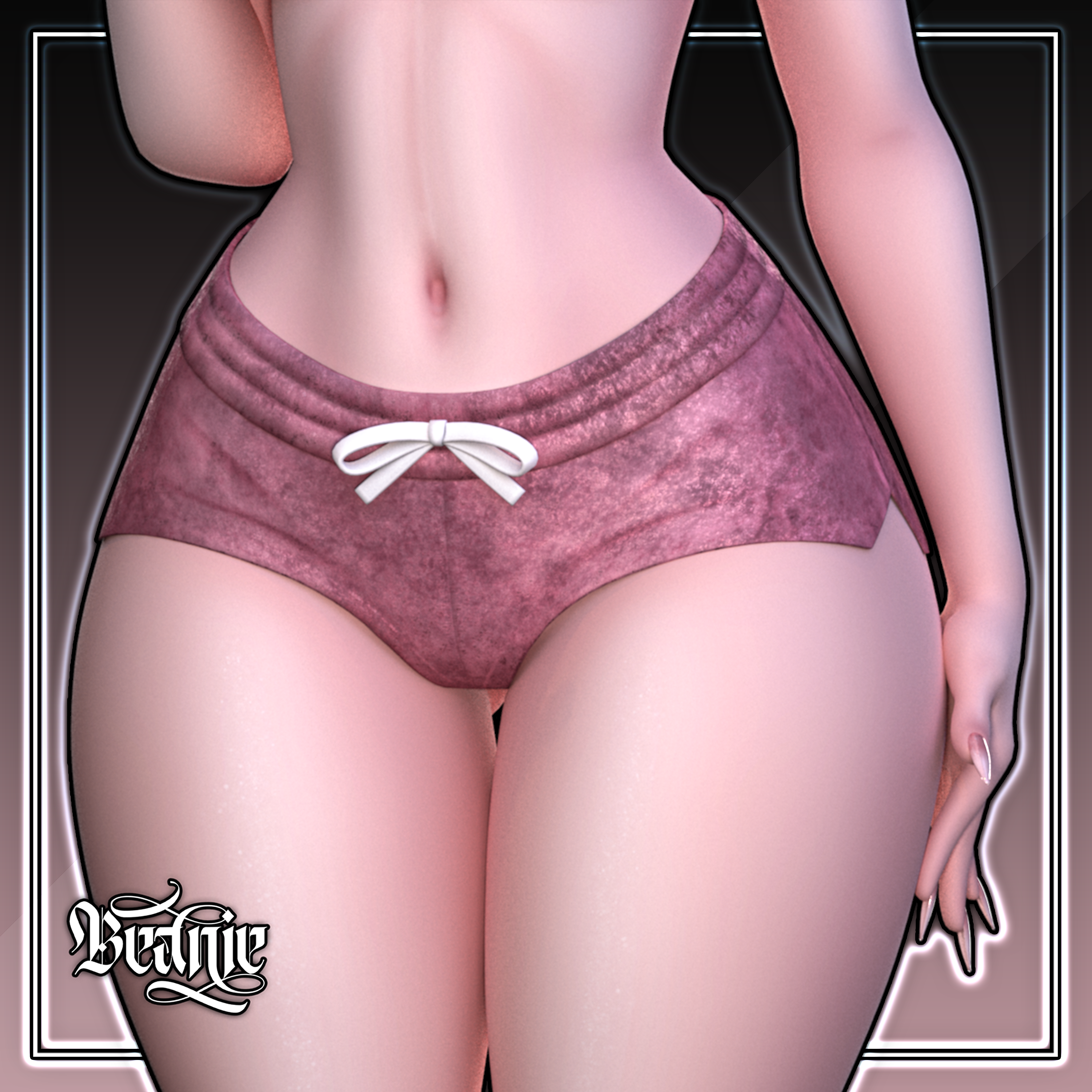 'Rumor' Velvet Shorts