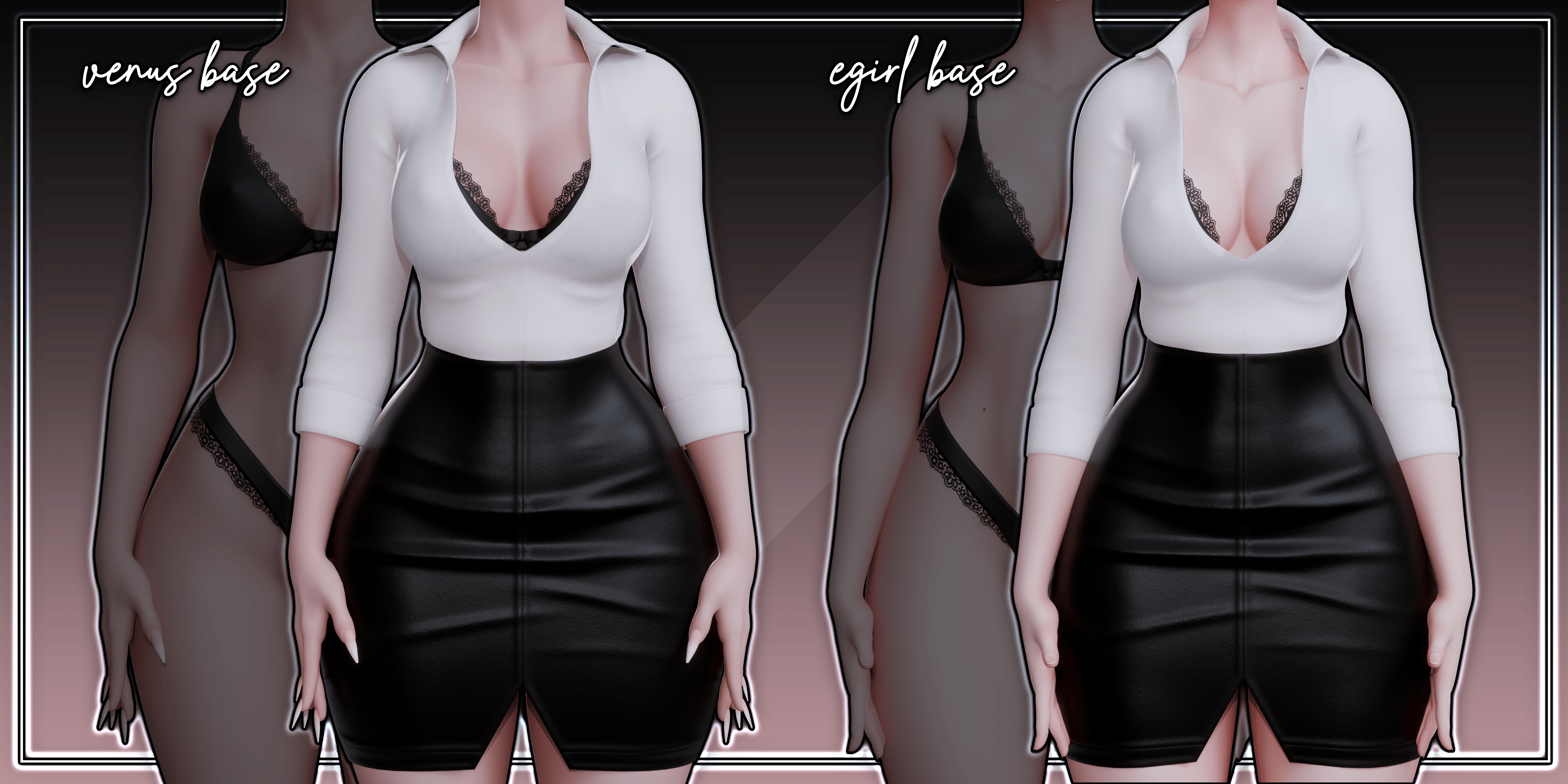 'Corrupted' Office Secretary Outfit