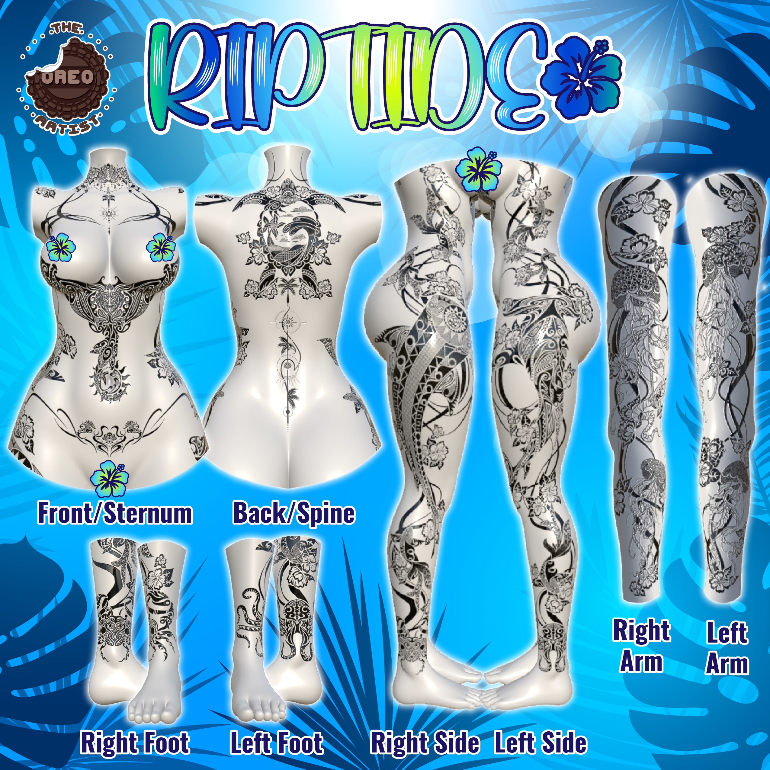 Riptide Tattoo for VRBase Egirl