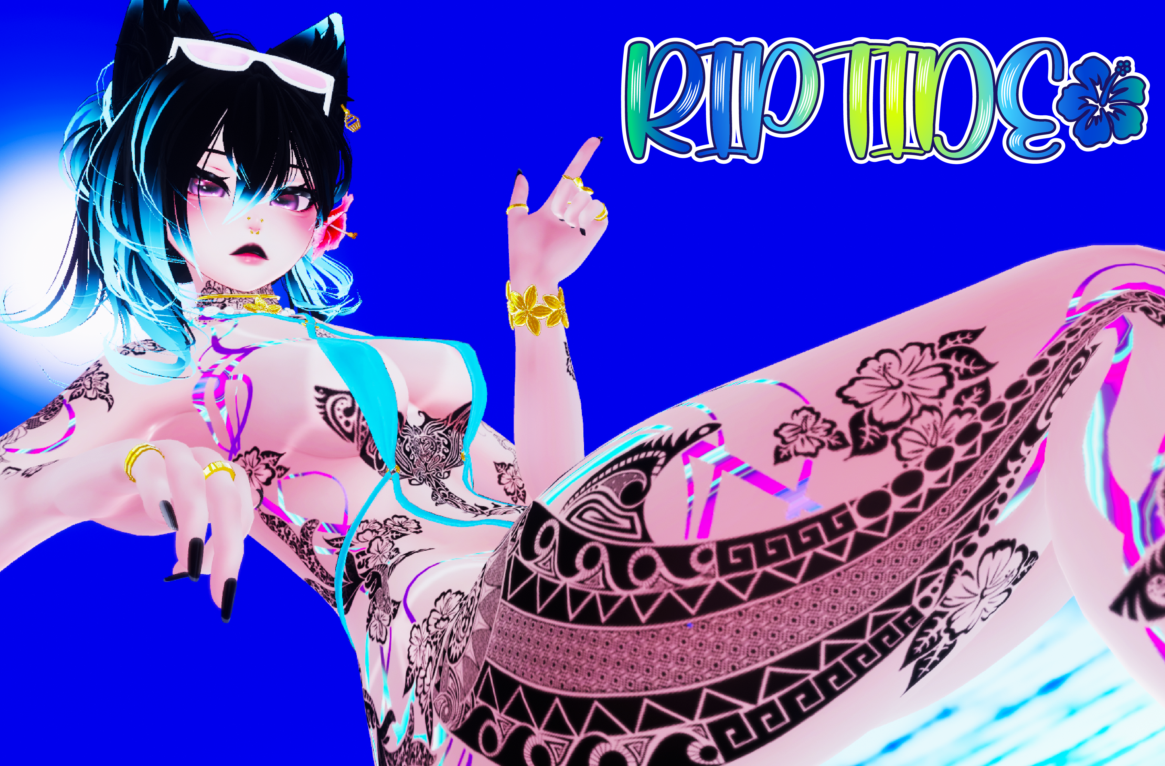 Riptide Tattoo for VRBase Egirl