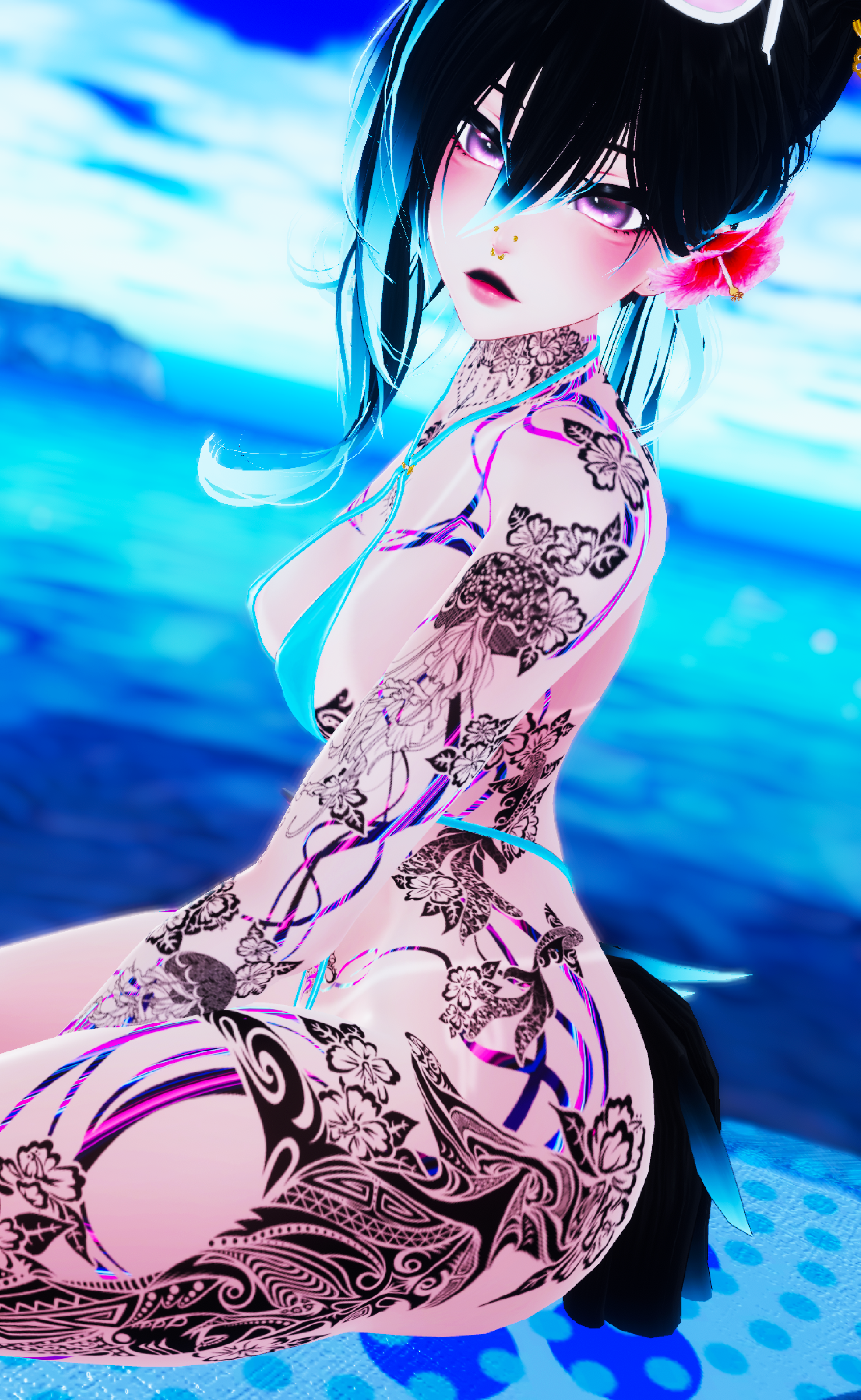 Riptide Tattoo for VRBase Egirl