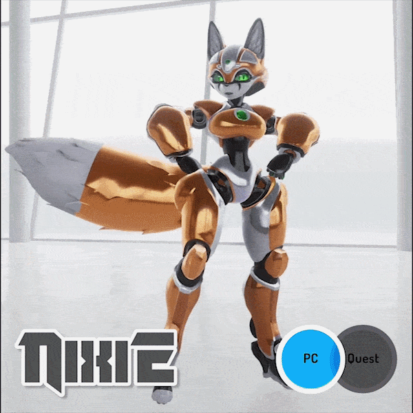 Nixie Robot Avatar [ VRChat ]