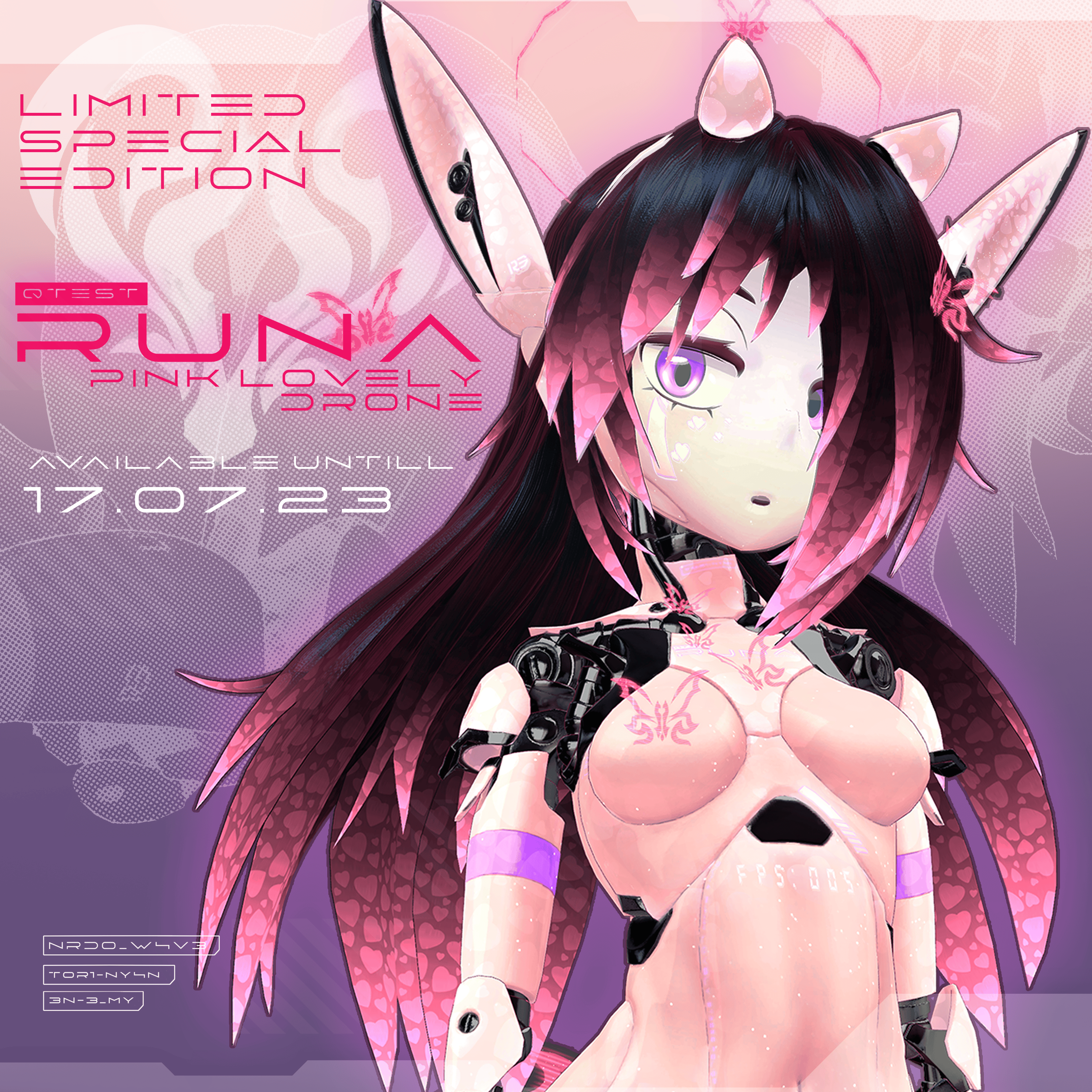 [VRC][LIMITED] Runa Special Edition - Pink Lovely Drone 