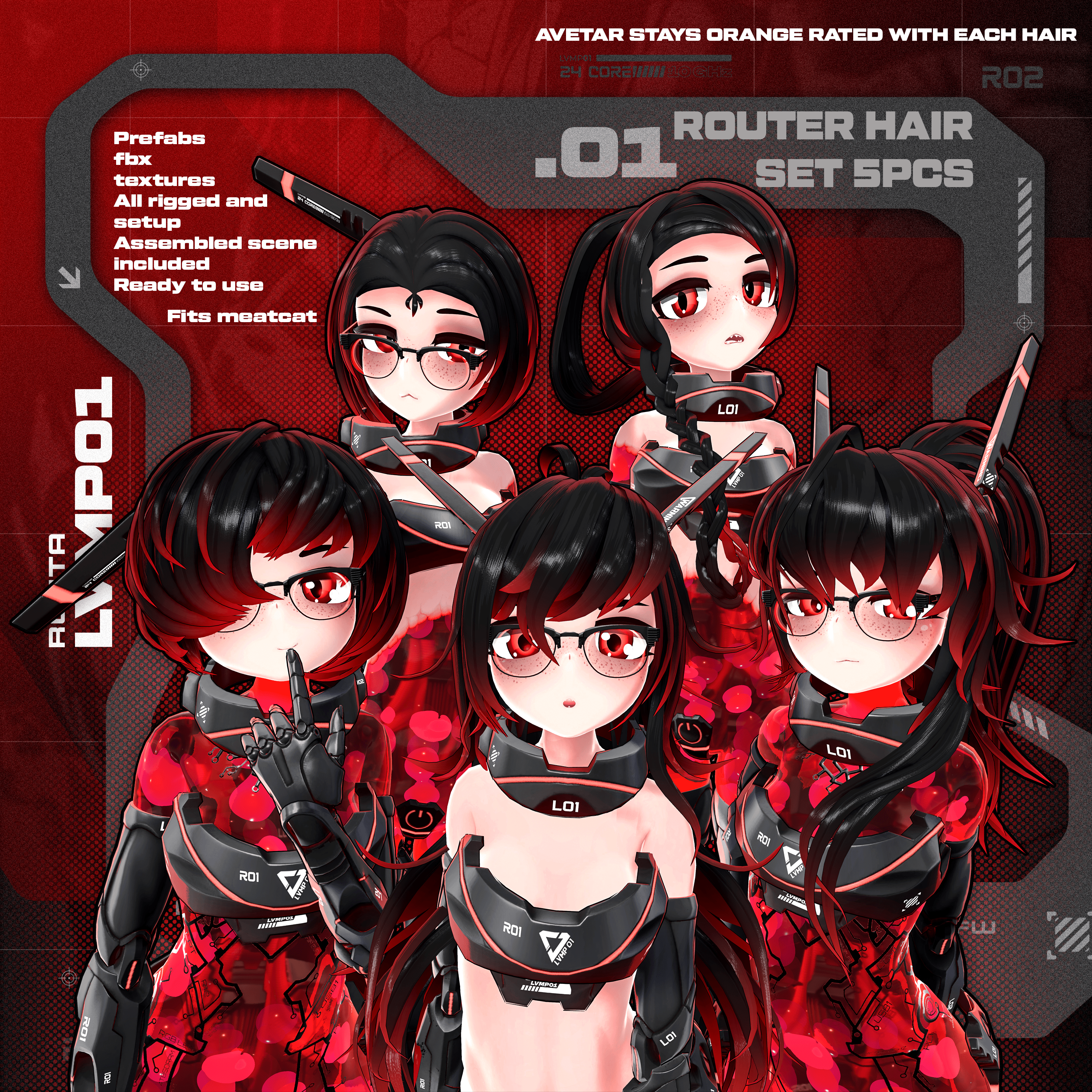 [Torinyan] Routa Hairset