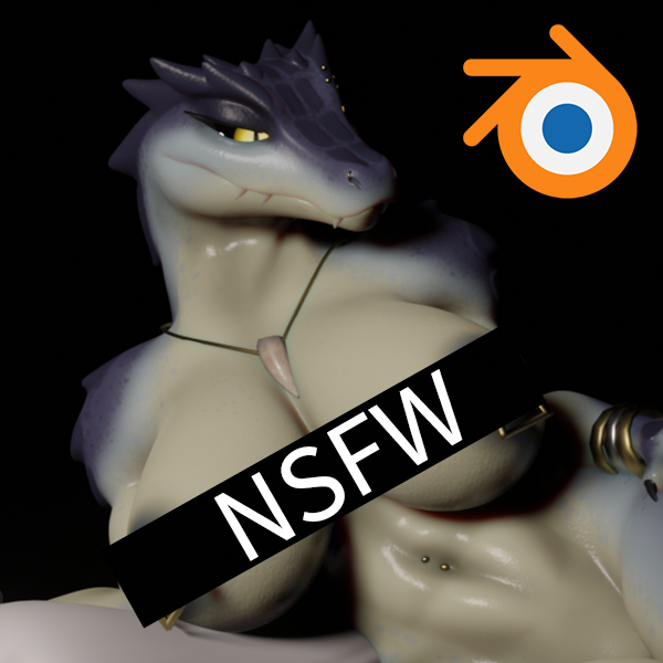 Kroxigor model for animation and VRC PC/Quest