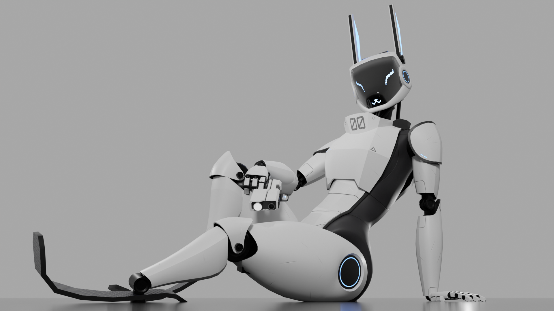 F1L-00 a.k.a Filo ( Robot model for VRChat/animation)