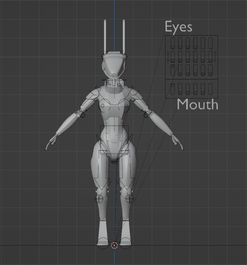 F1L-00 a.k.a Filo ( Robot model for VRChat/animation)