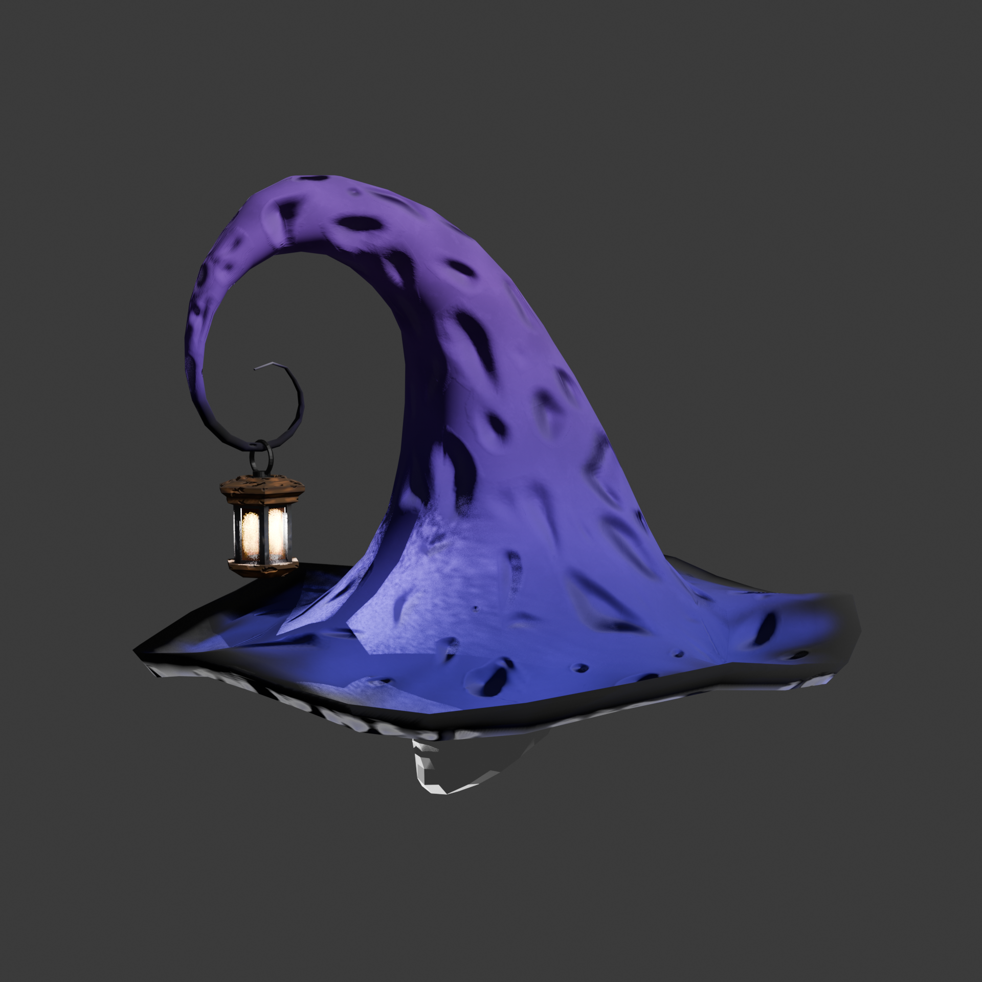 Mushroom Lantern hat