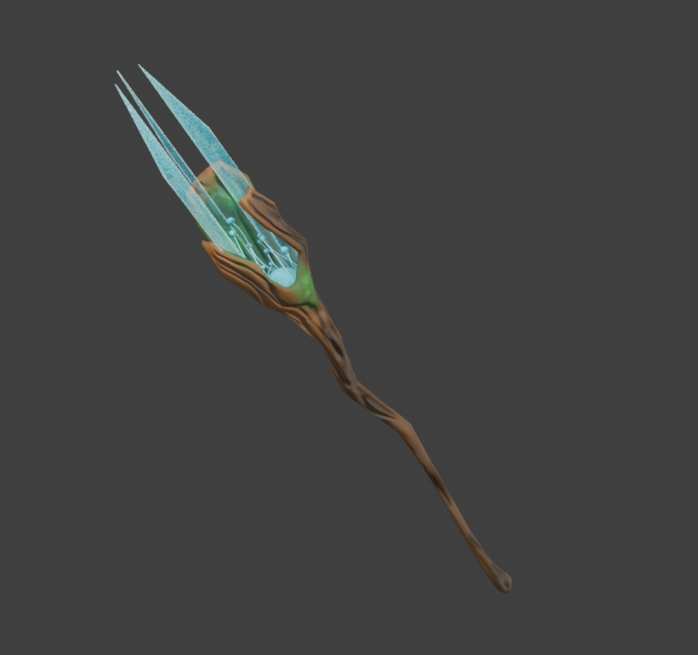Glowing Mushroom Staff