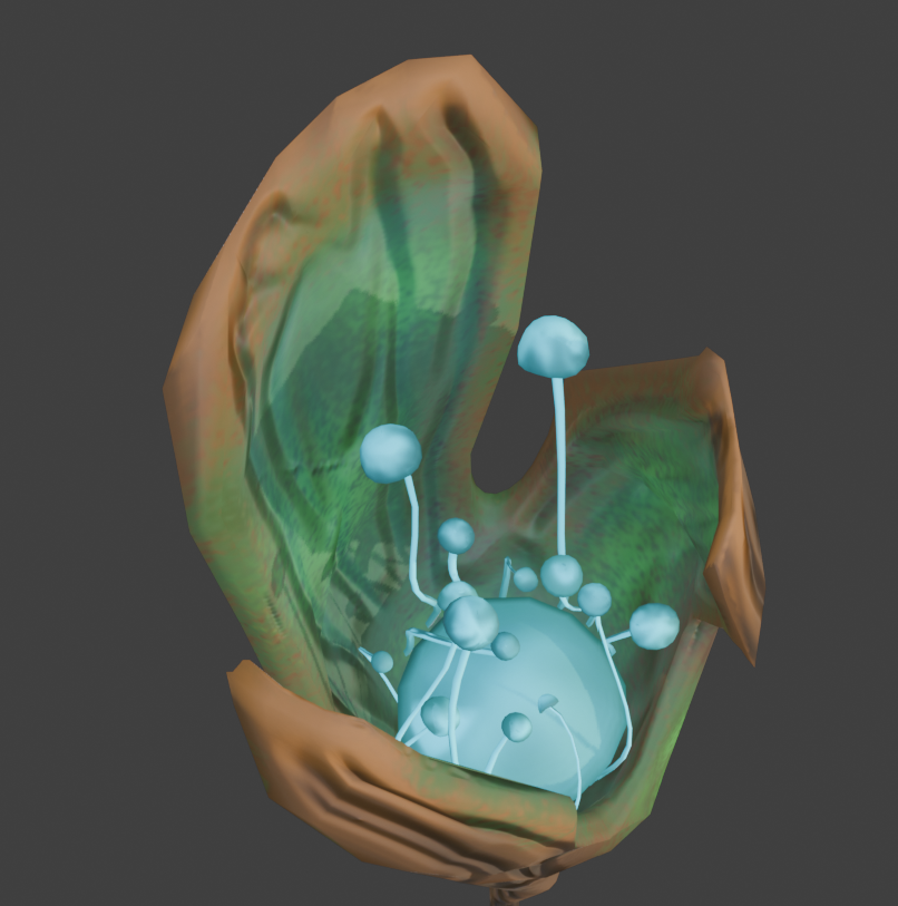 Glowing Mushroom Staff