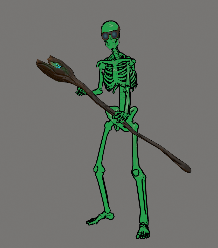 Glowing Mushroom Staff