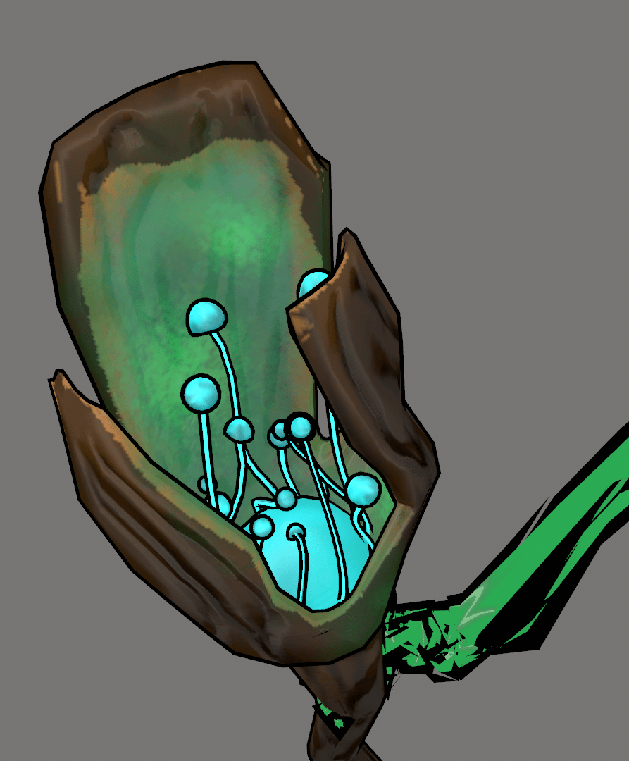 Glowing Mushroom Staff